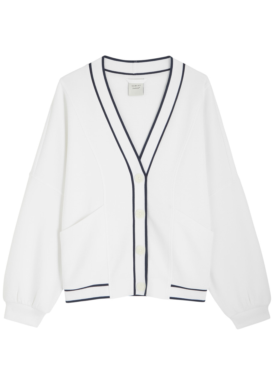 Varley Decker Off Court Stretch-jersey Cardigan - White - M M