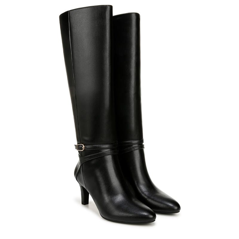 Lifestride Women's Guild Tall Knee High Boots Black - Size .