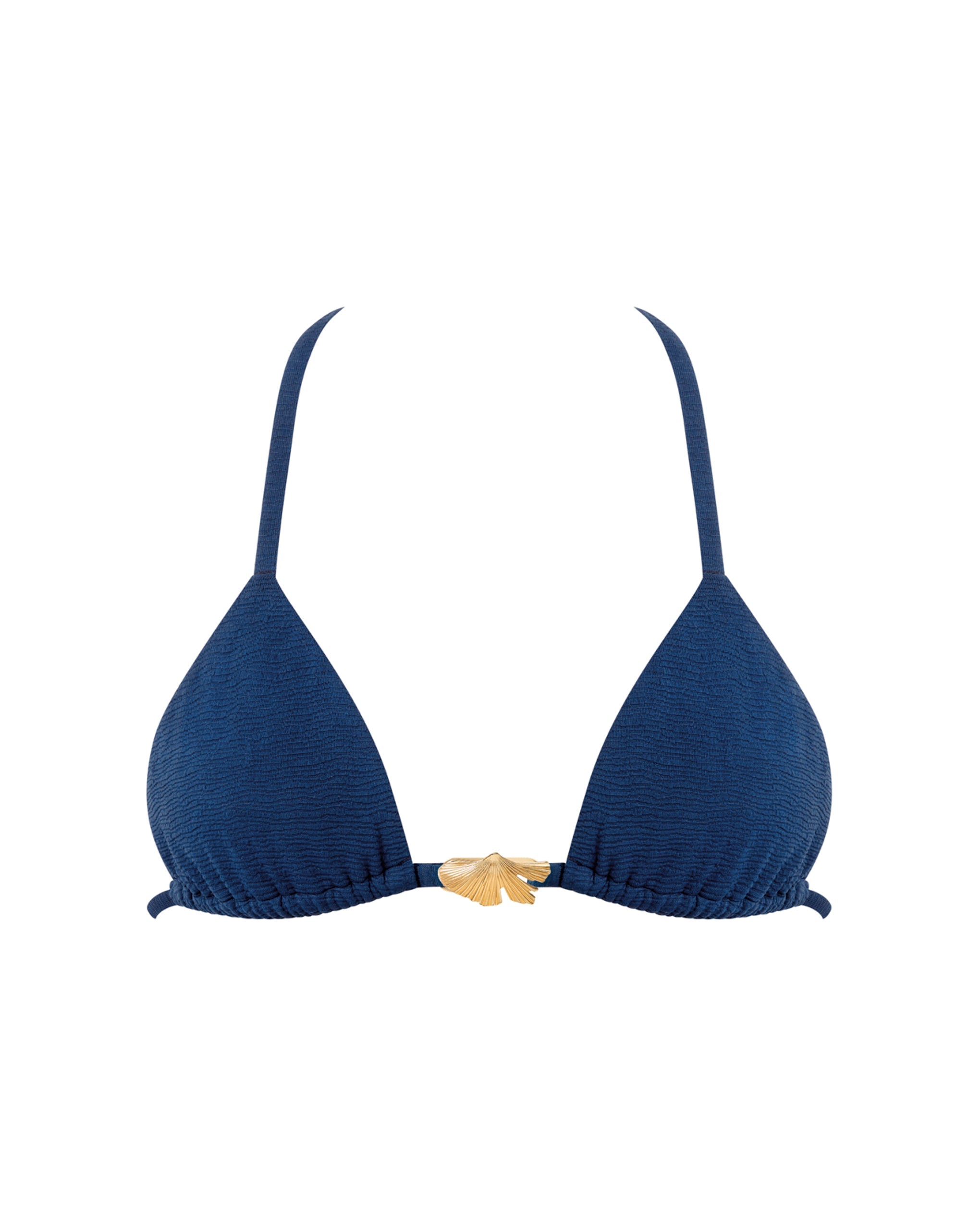 Bluebella Cadiz Triangle Bikini Top Navy Peony