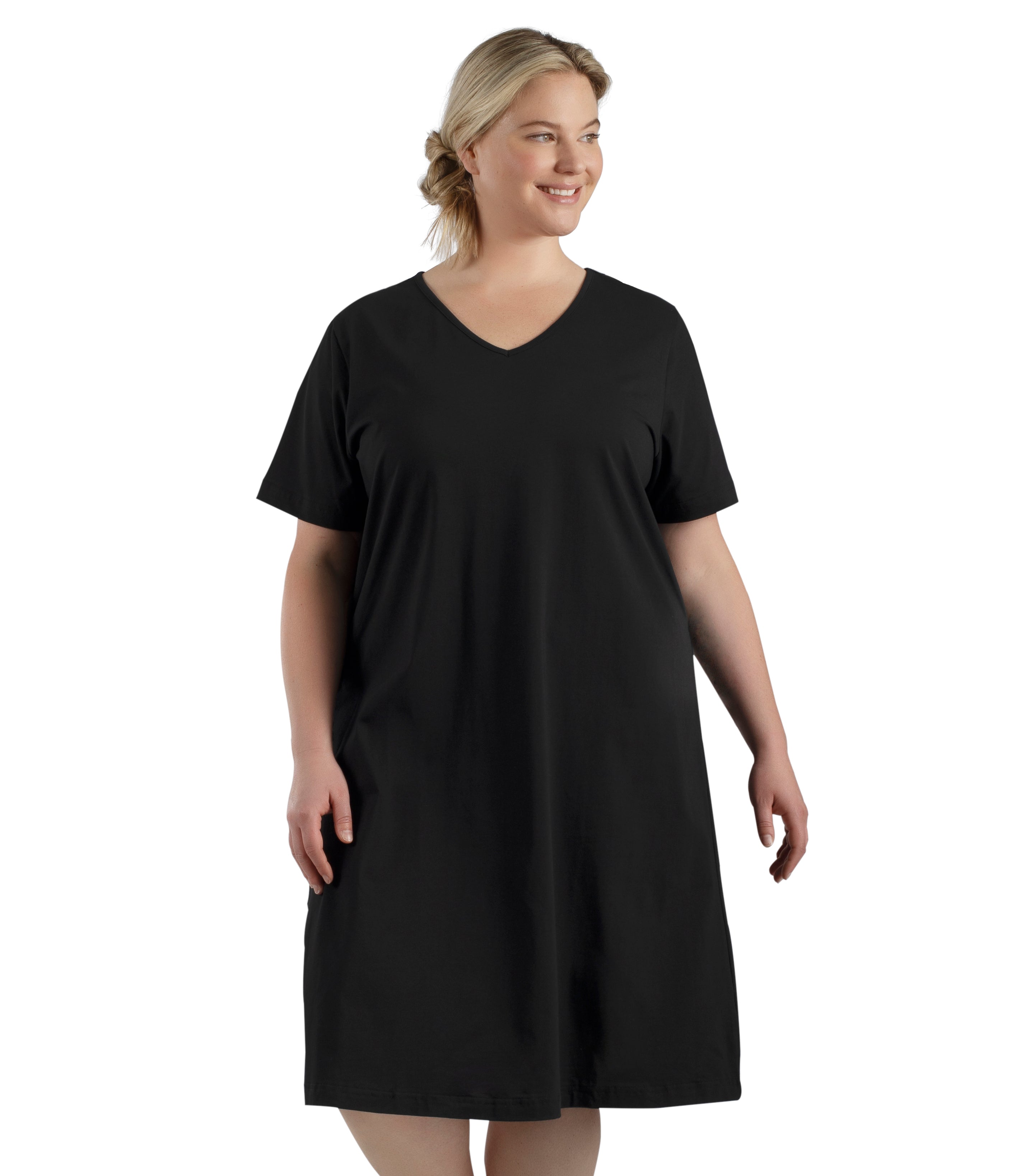 Stretch Naturals Lite Dress Basic Colors - FINAL SALE, X Black