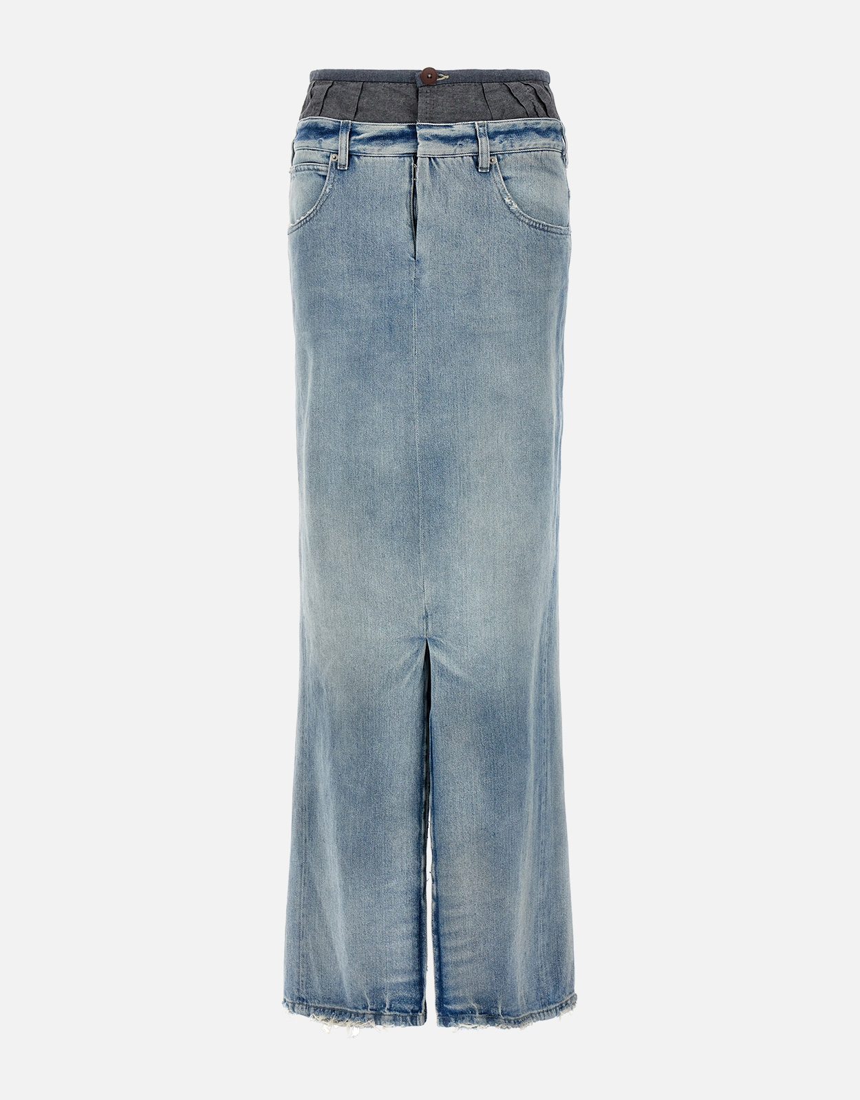 Maison Margiela Anonymity Of The Lining Denim Maxi Skirt - IT