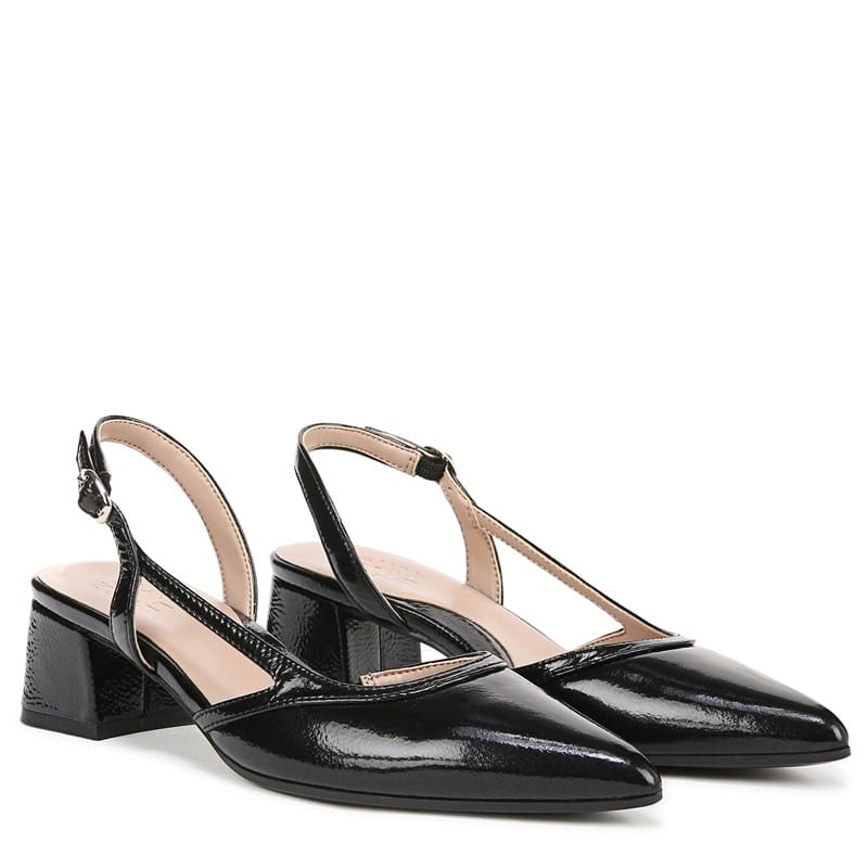 Naturalizer Women's Mila Dress Shoes Black Patent Leather - Size .