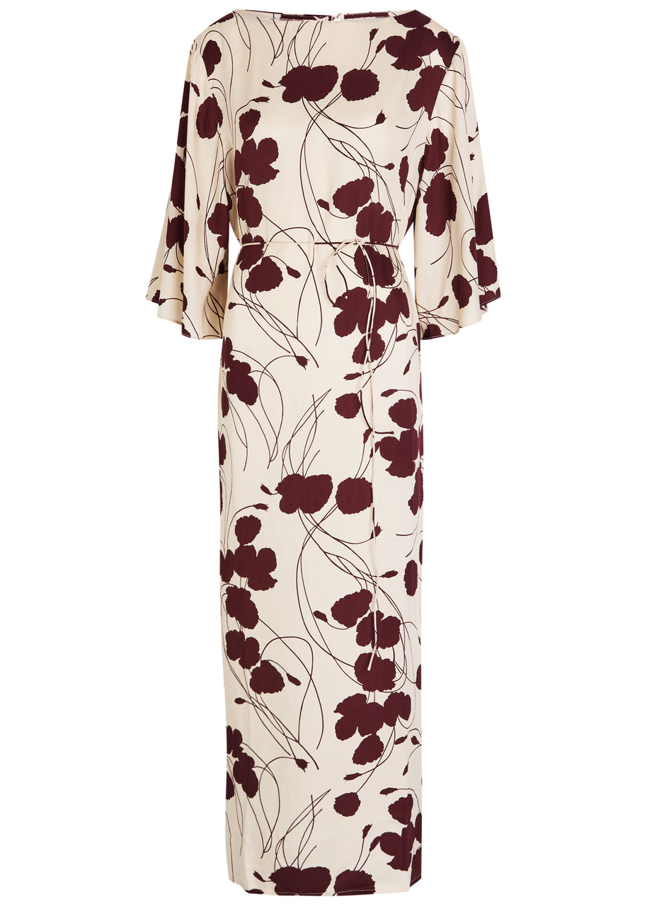 Faithfull The Brand Runa Floral-print Woven Maxi Dress - White