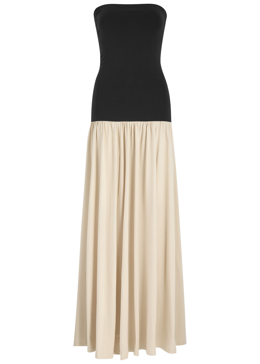 BY Malene Birger Marciella Strapless Stretch-cotton Maxi Dress - Black