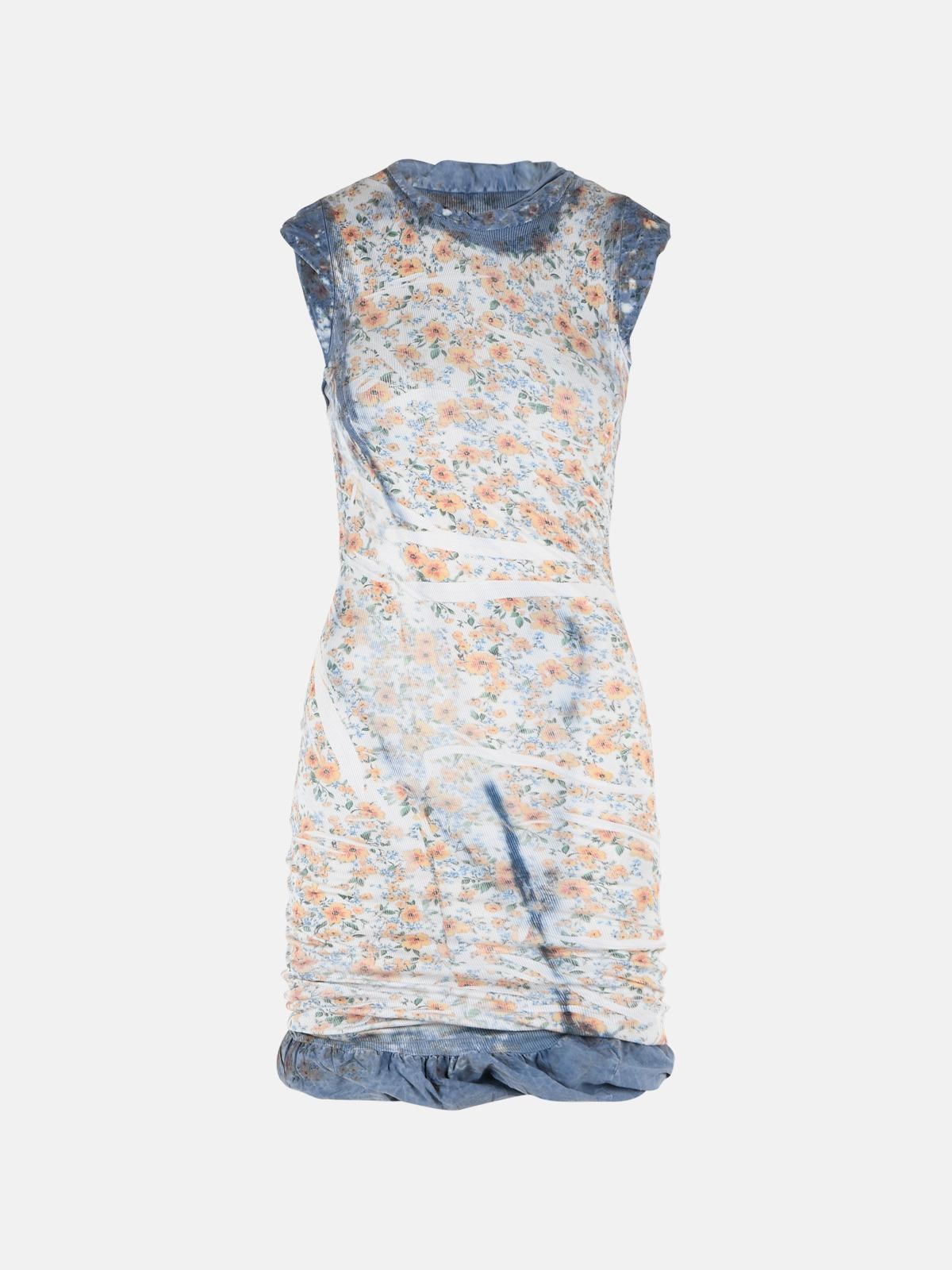 DIESEL 'D-Ayana' Multicolor Stretch Cotton Dress