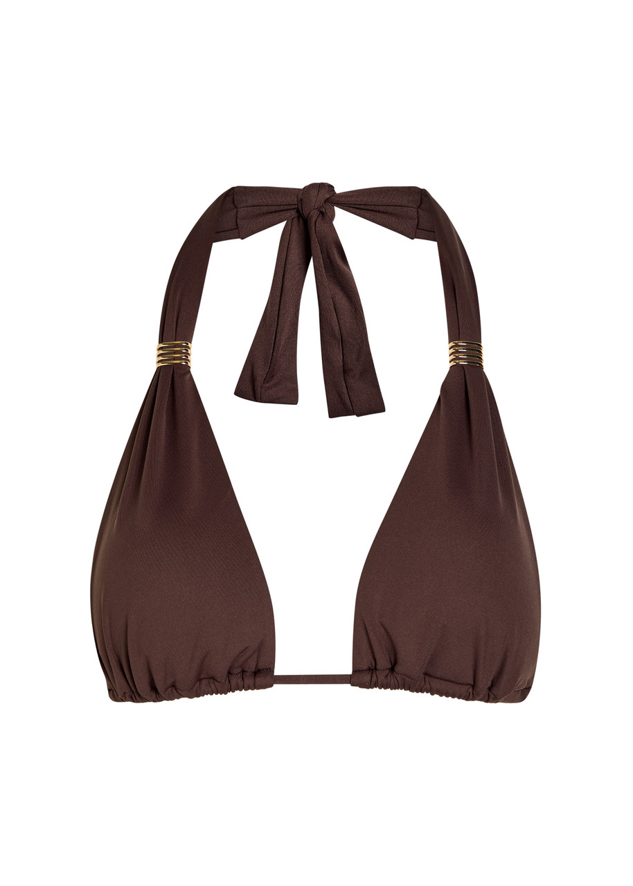 Melissa Odabash Grenada Triangle Bikini top - Brown - L