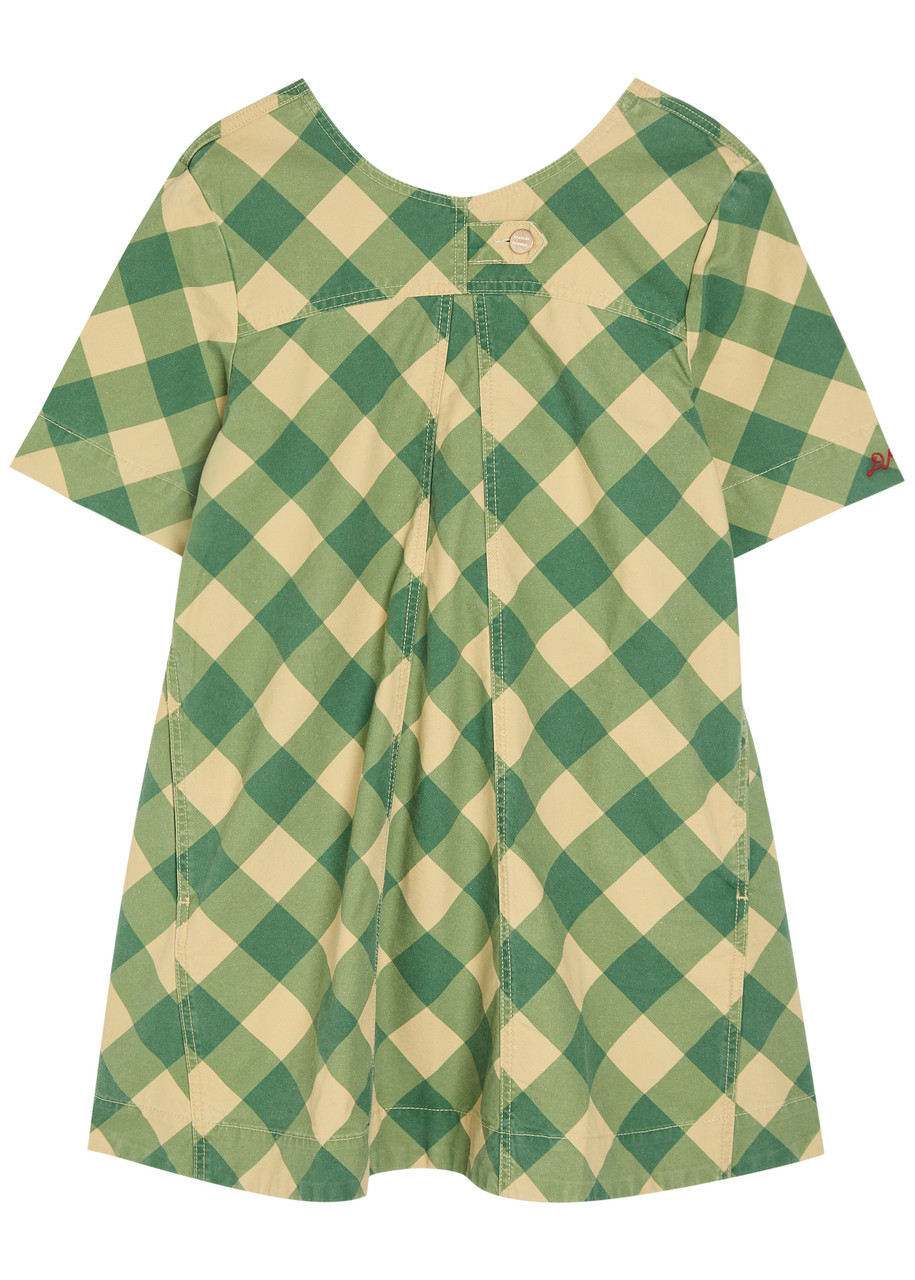 Damson Madder Bridget Reversible Cotton Mini Dress - Multicoloured - M