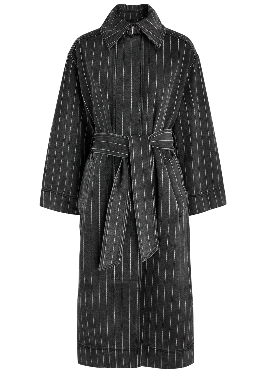 Day Birger ET Mikkelsen Hobbes Striped Denim Coat - Black - S