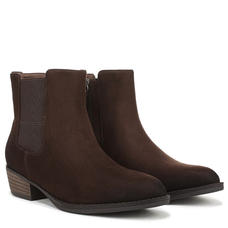 Dr. Scholl's Women's Mara Chelsea Boots Dark Brown - Size .