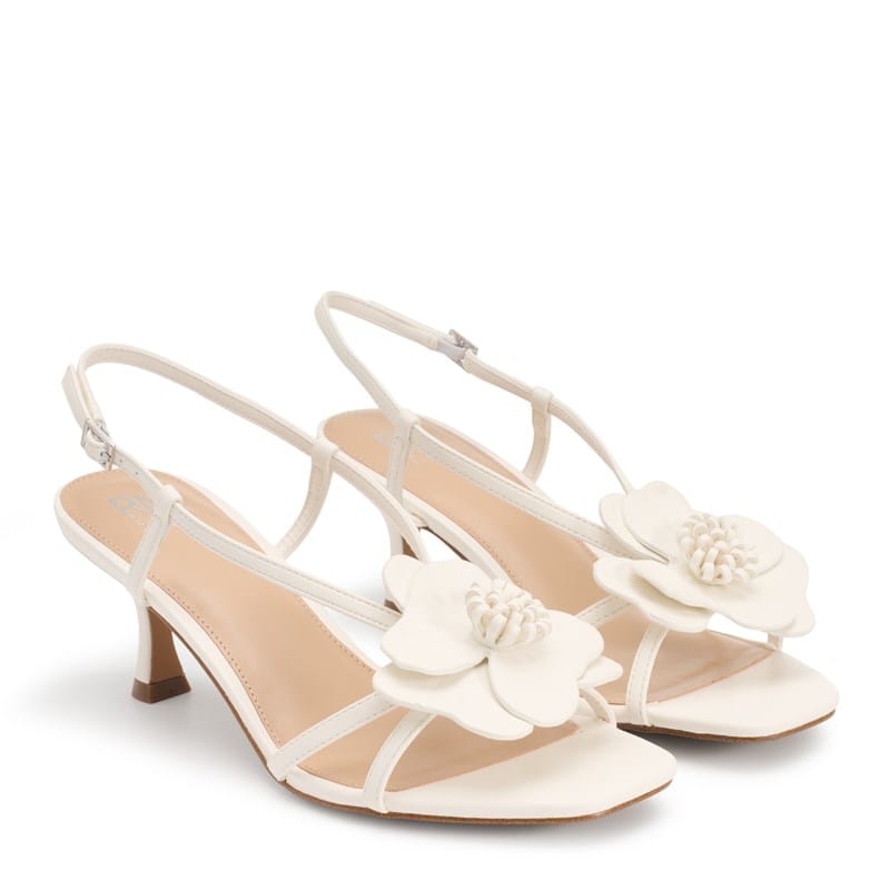 Rm by Rebecca Minkoff Women's Cassidy Slingback Dress Sandals Off White - Size .