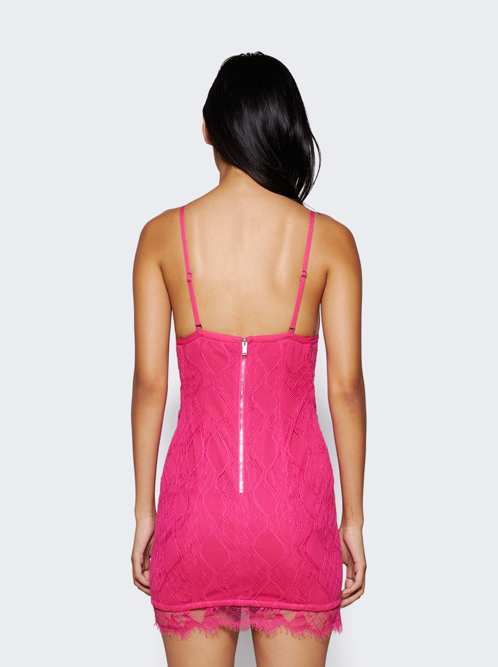 Oblique Lace Corset Dress