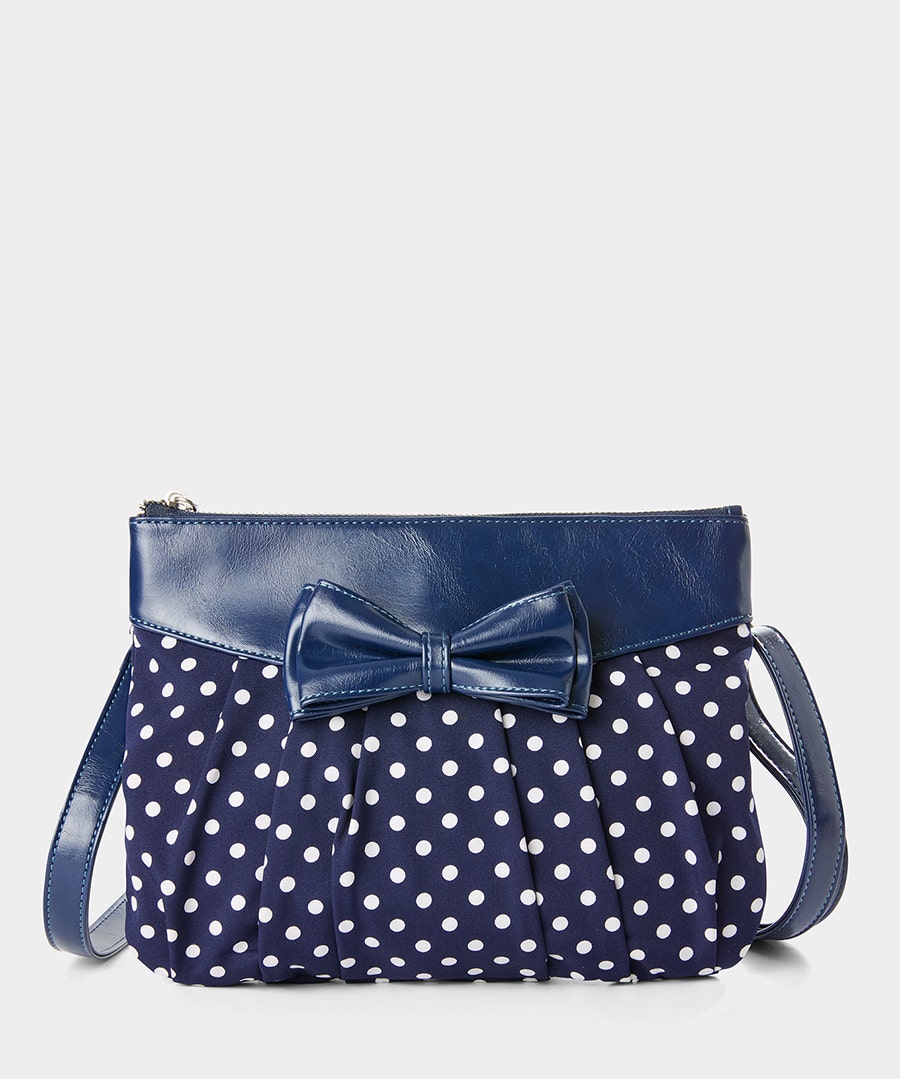 Sofia Clutch Bag - Navy - by Joe Browns