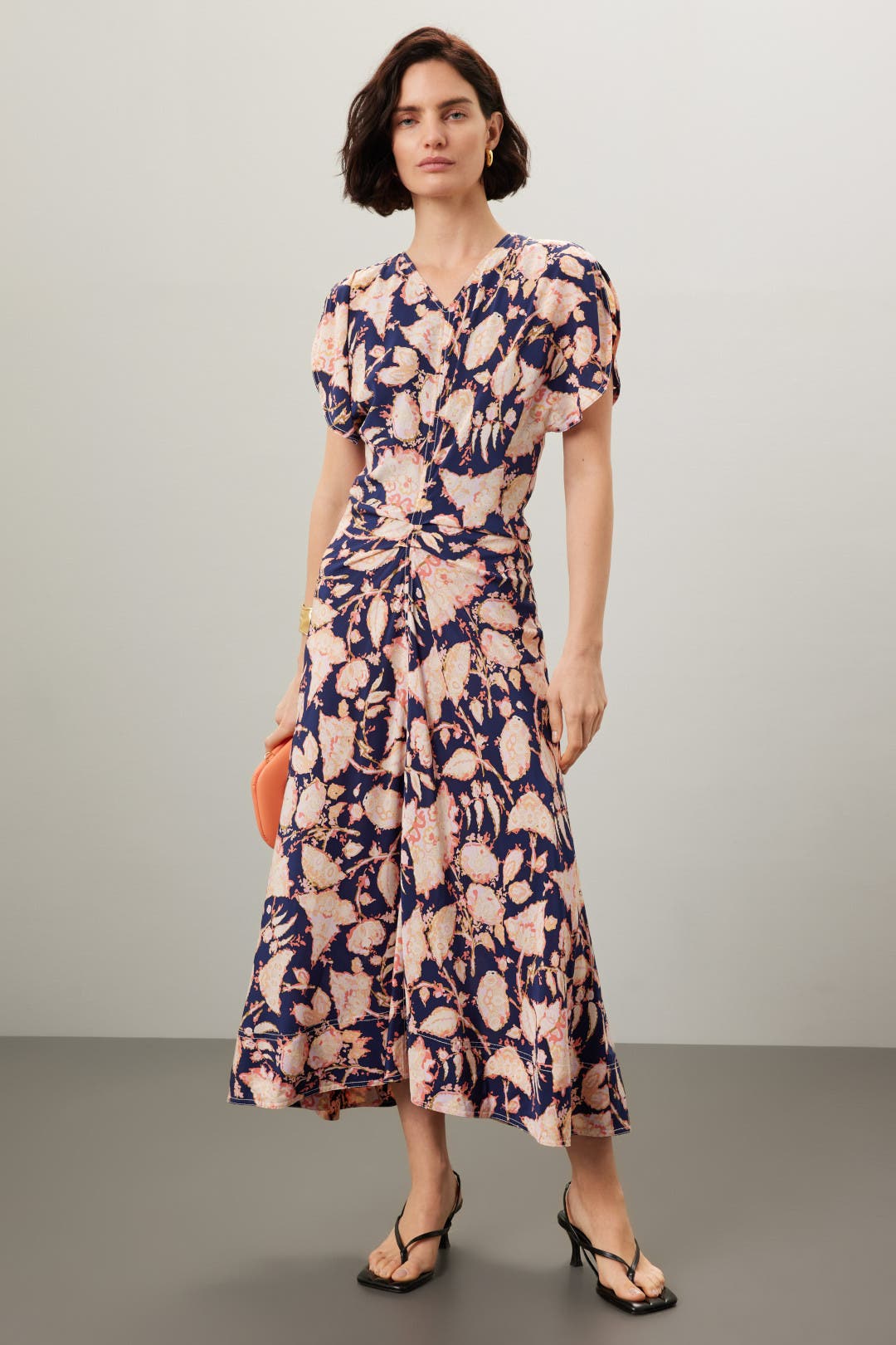 A.l.c. Remy Dress Blue-pink-print