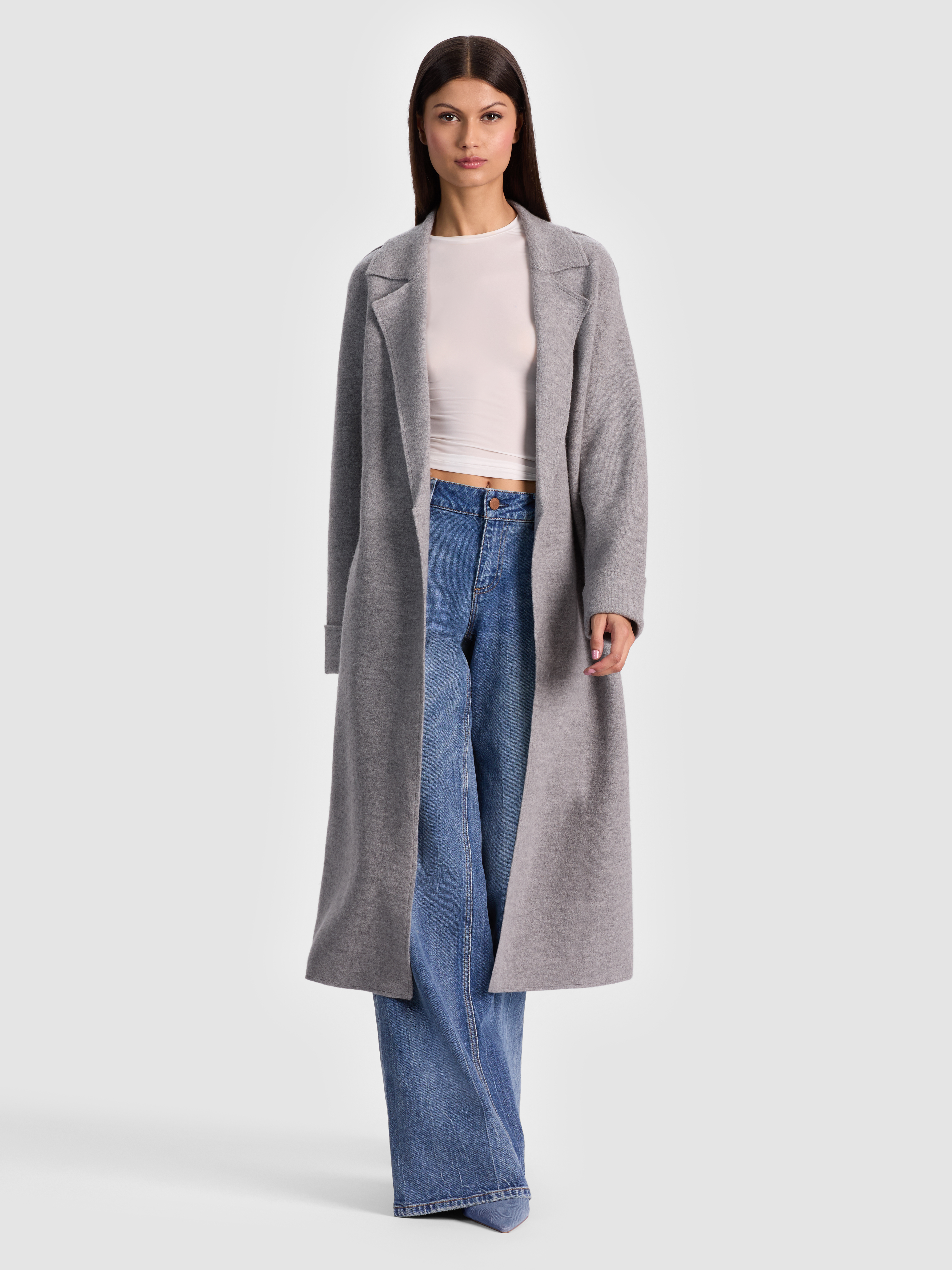 alice + olivia ROWAN WRAP COAT