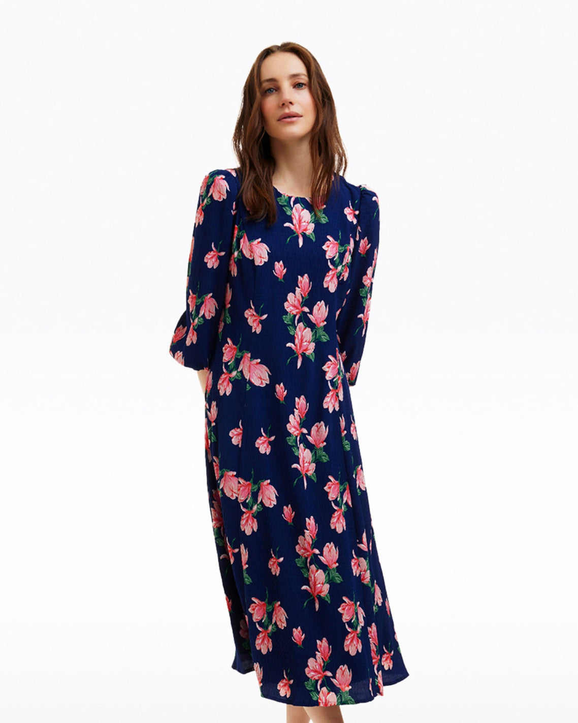 Matilda Crewneck Midi Dress