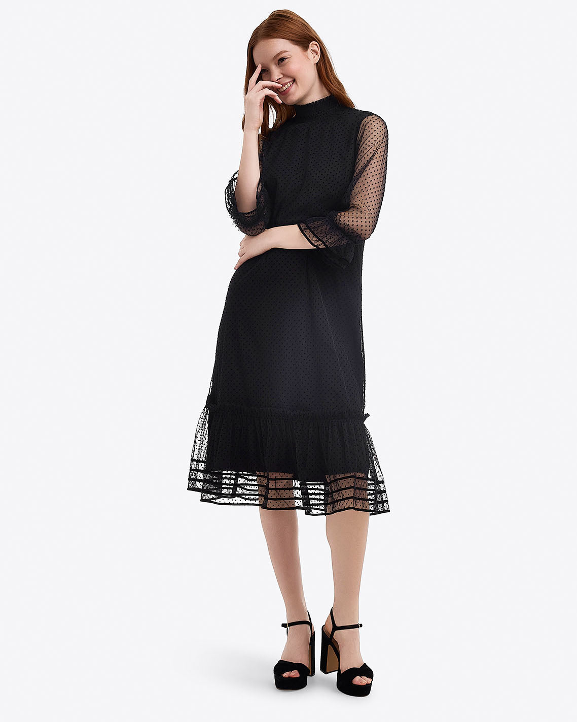 Long Sleeve Shift Dress