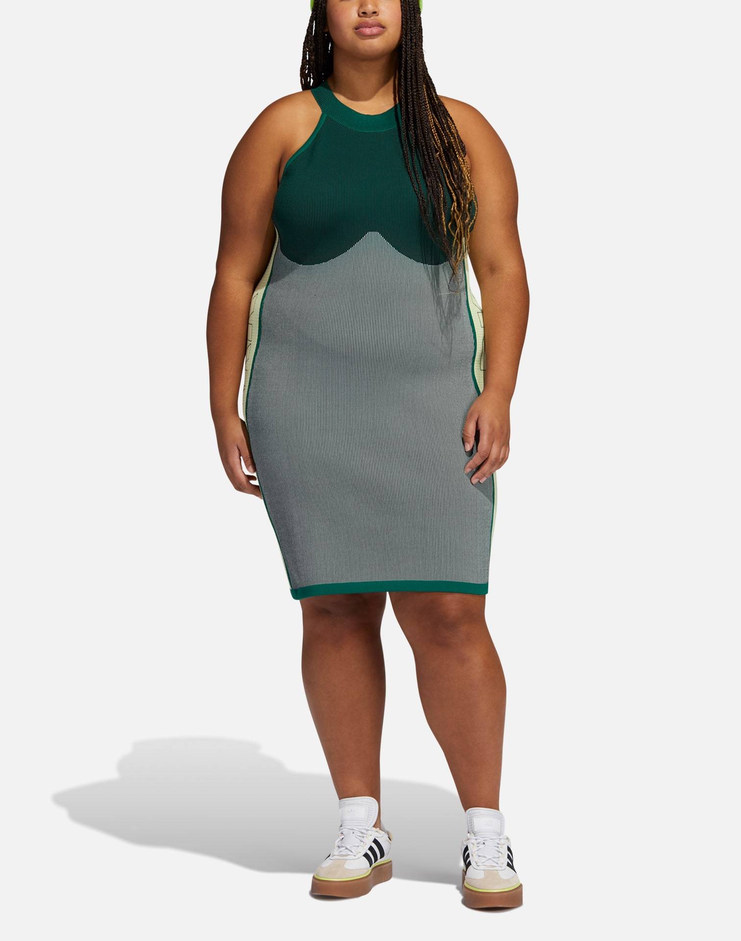 Adidas IVY PARK KNIT LOGO DRESS PL SIZE