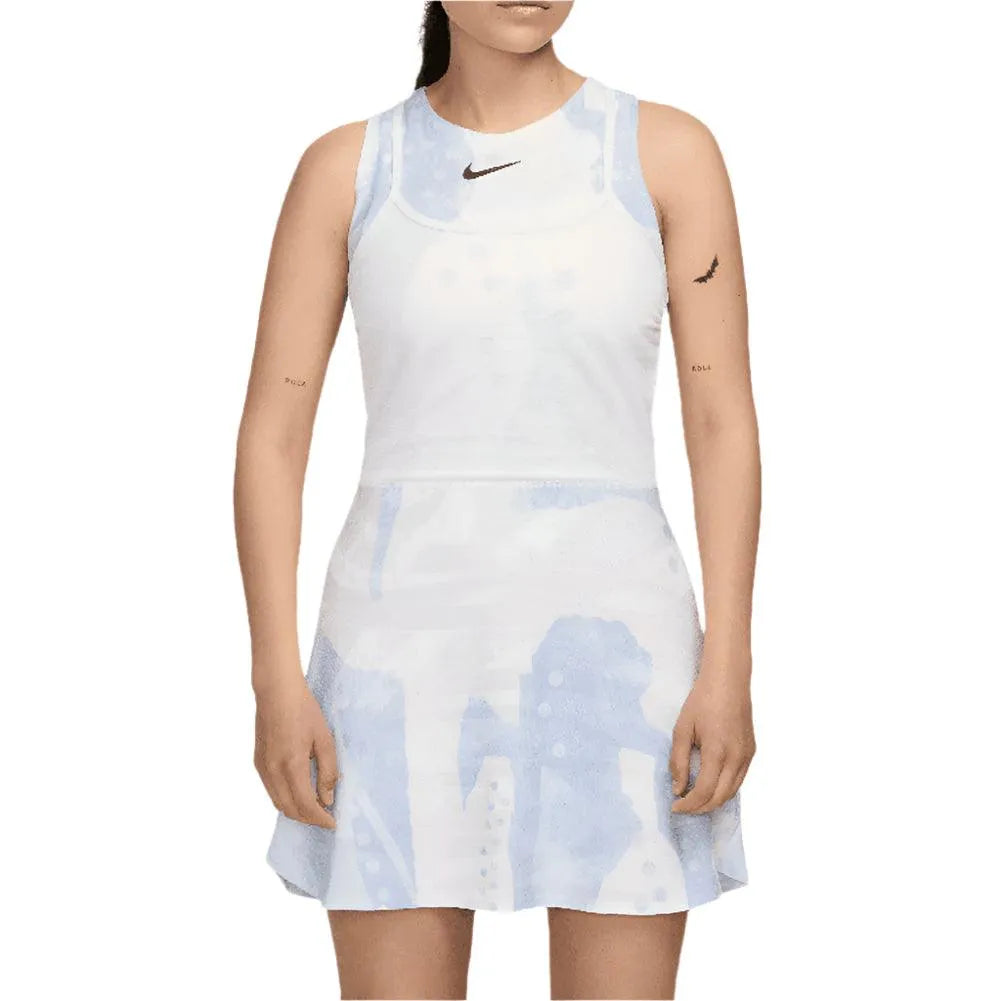 Women's Melbourne Dri-Fit Slam Printed Tennis Dress - White