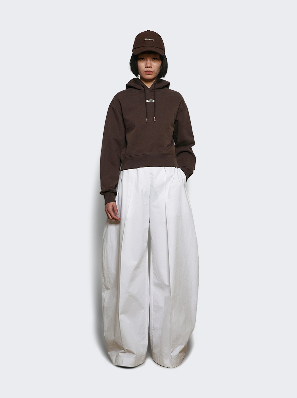 The Gros Grain Hoodie Dark Brown
