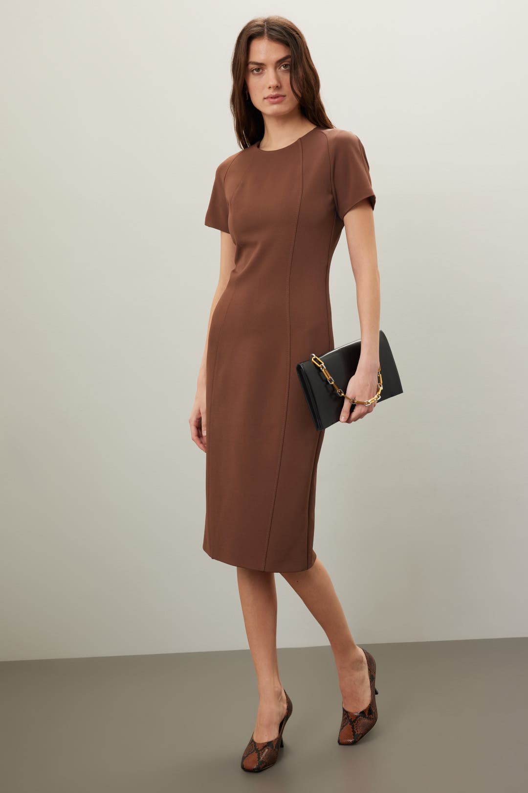 Boss Dukeva Dress Brown