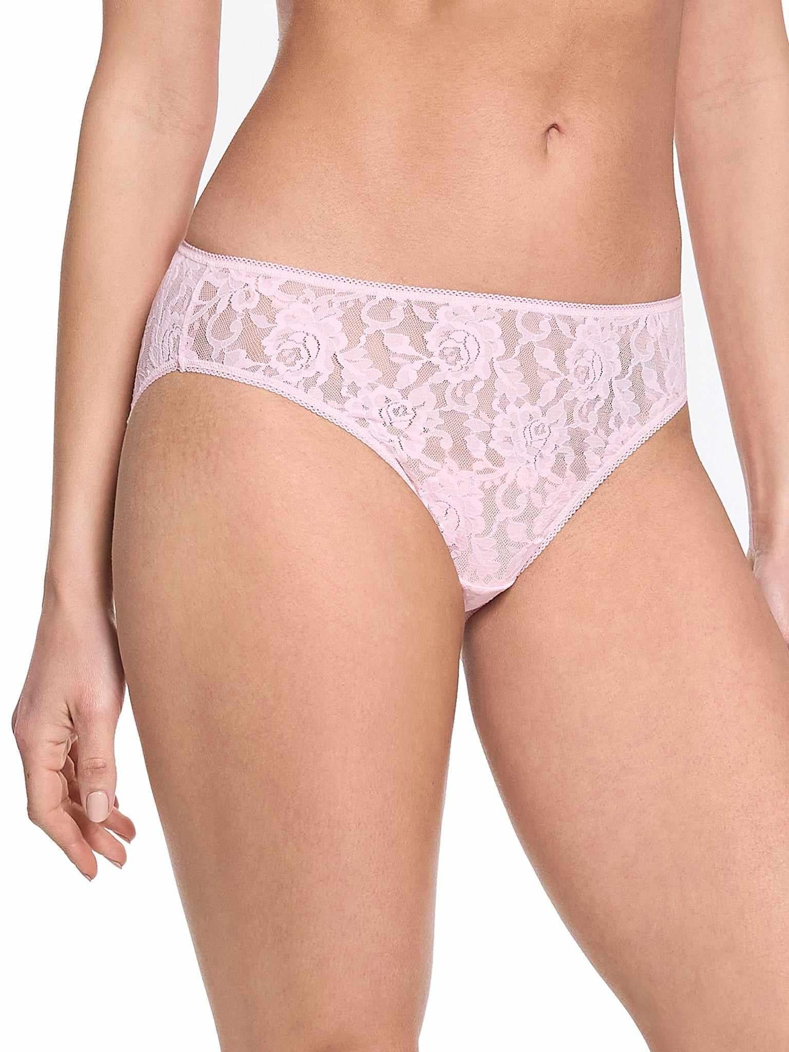 Hanky Panky Women's Signature Lace Bikini - Bliss Pink