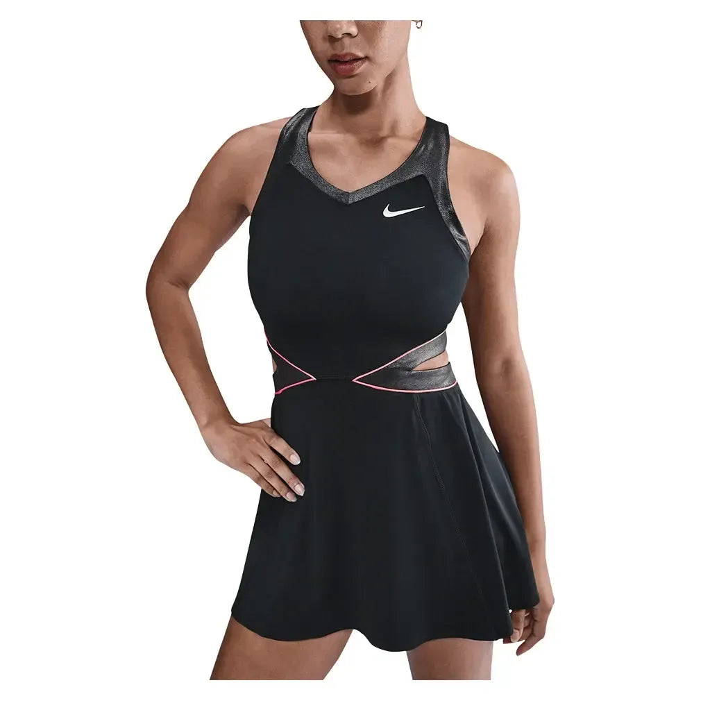 Women's New York Court Dri-FIT Slam Tennis Dress - BLACKANTHRACITE