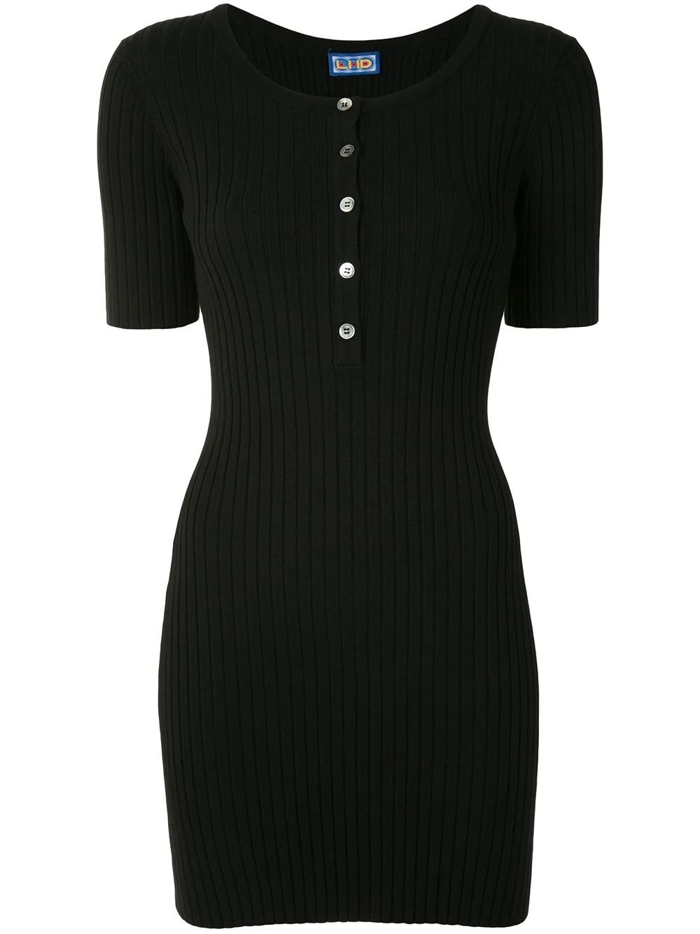 Samphire Knit Dress, Black