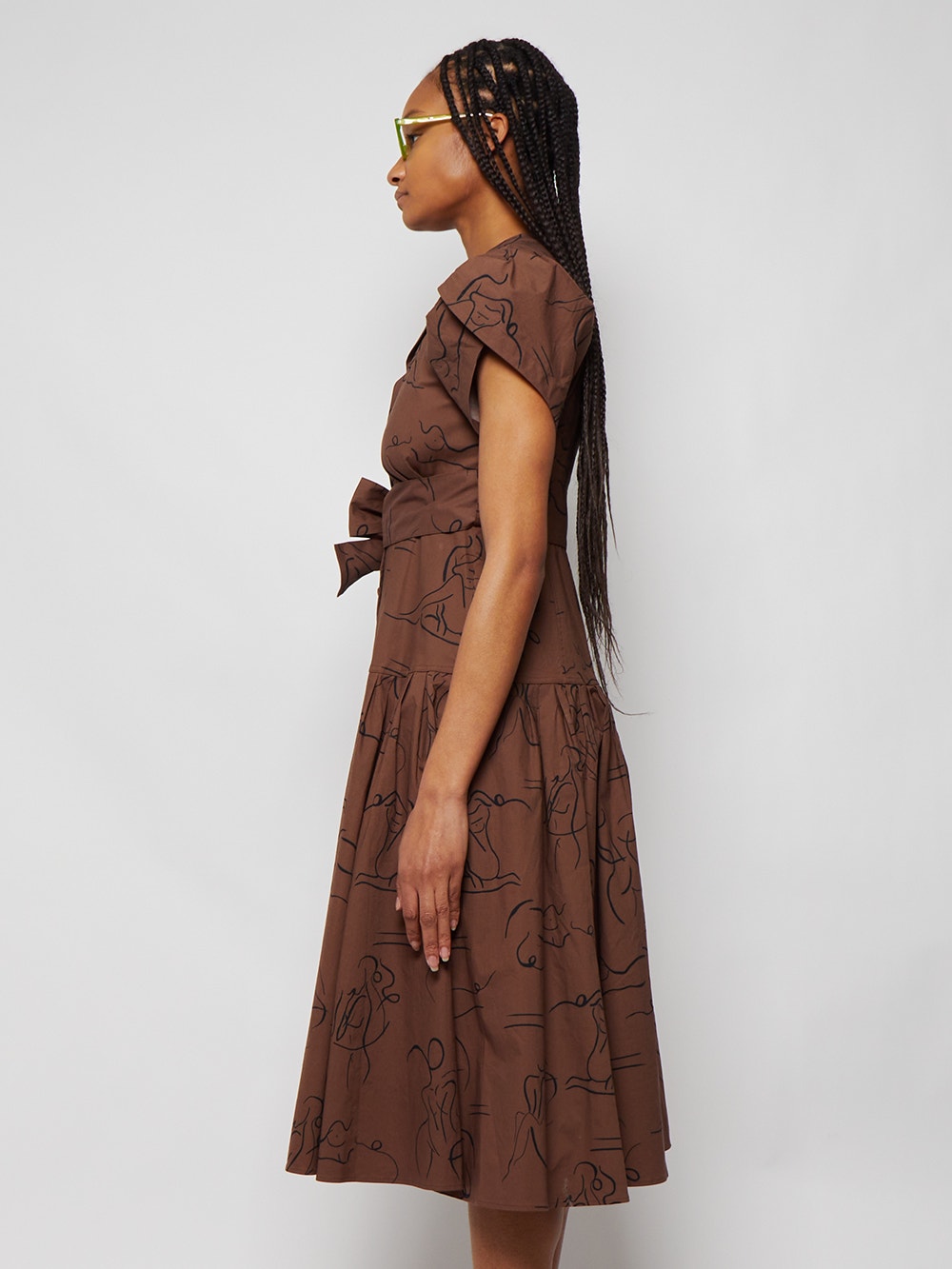 Glades Dress Nude Brown Bodies