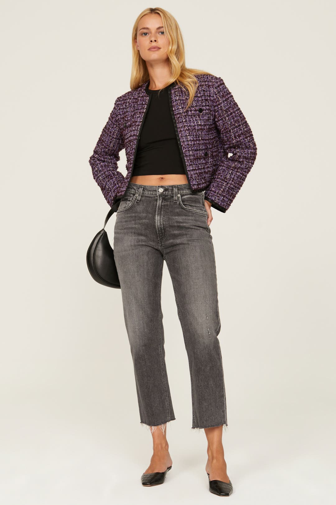 Maje Vifeld Blazer Purple