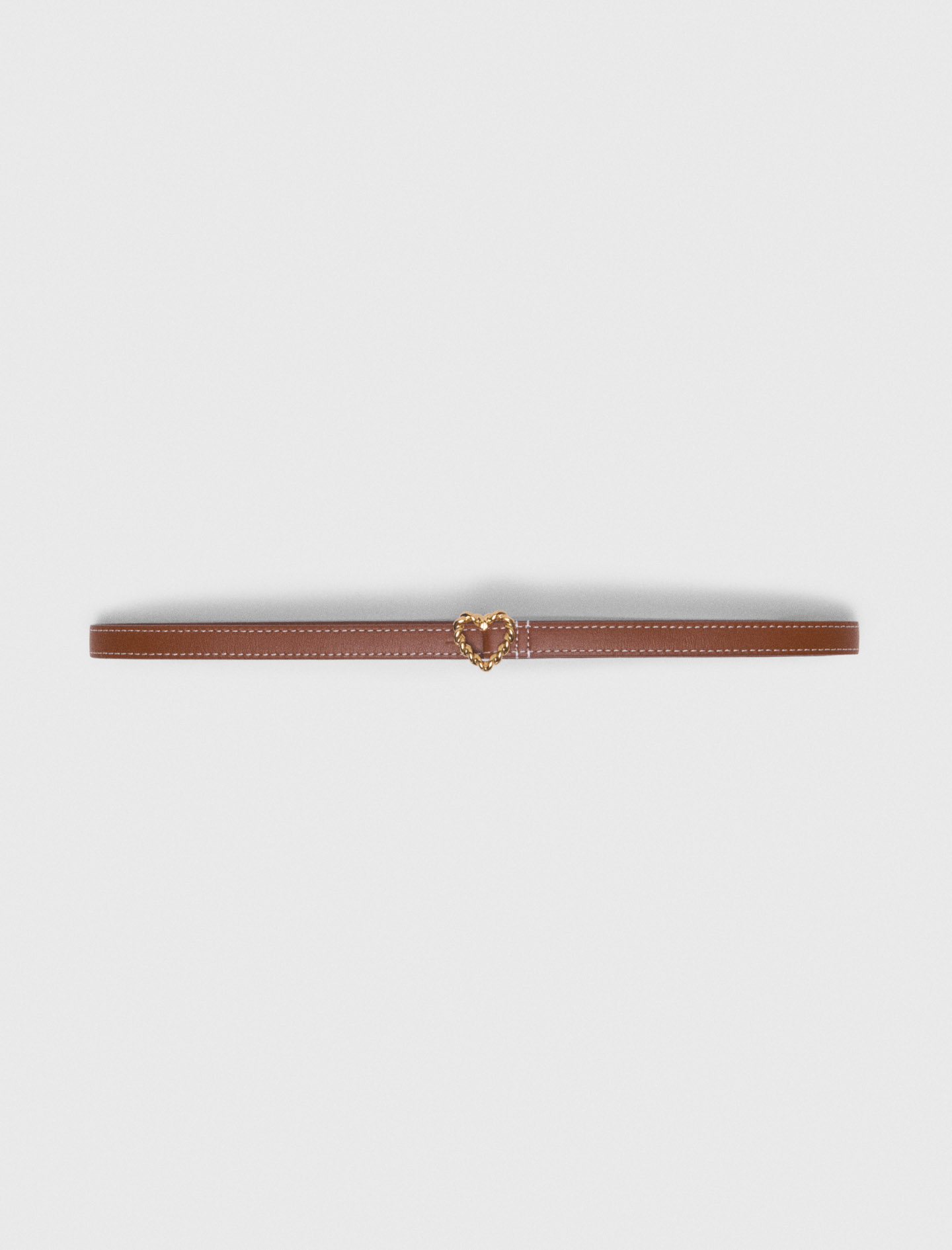 Slim heart belt