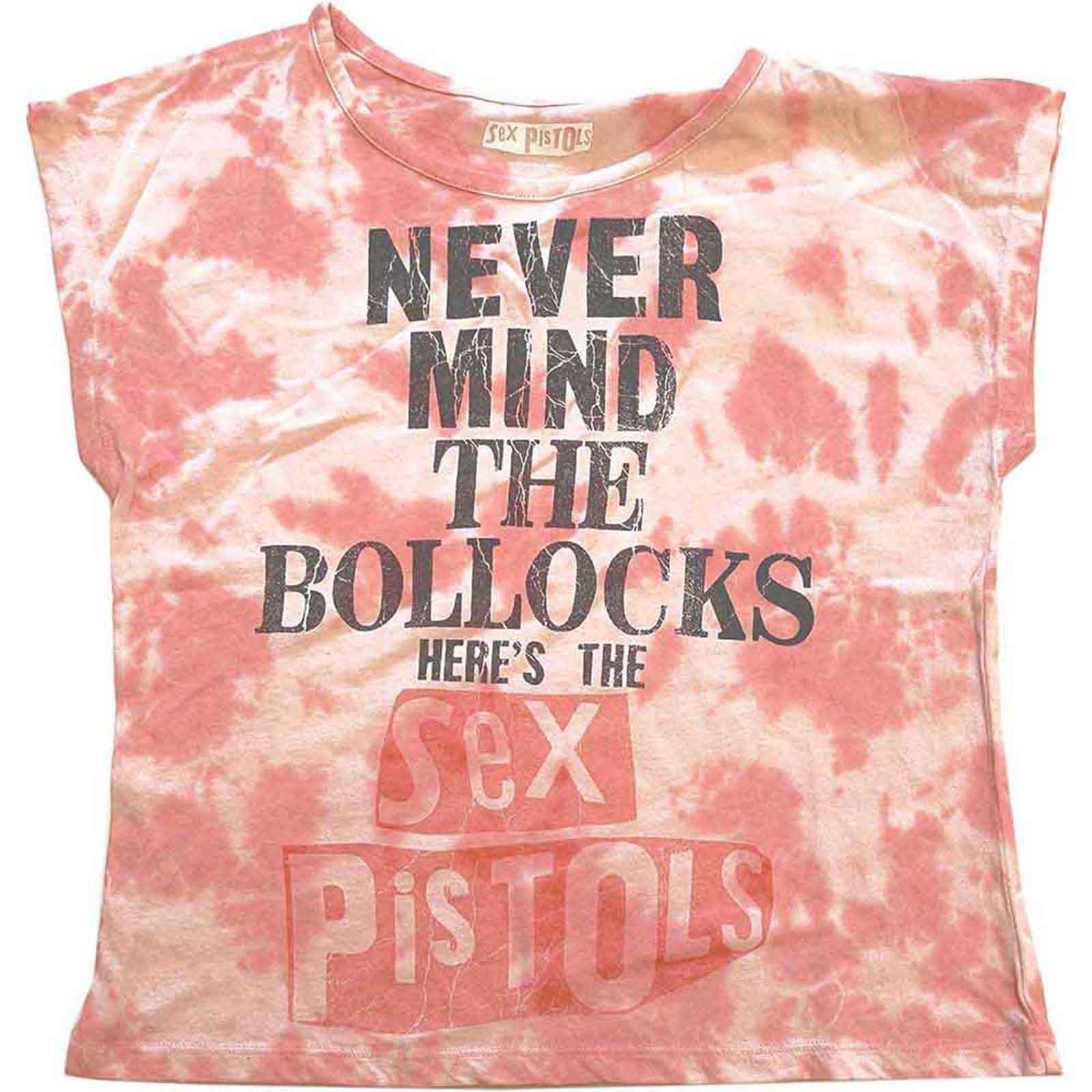 THE SEX PISTOLS - NEVER MIND THE BOLLOCKS - Crop Top Pink Wash Collection