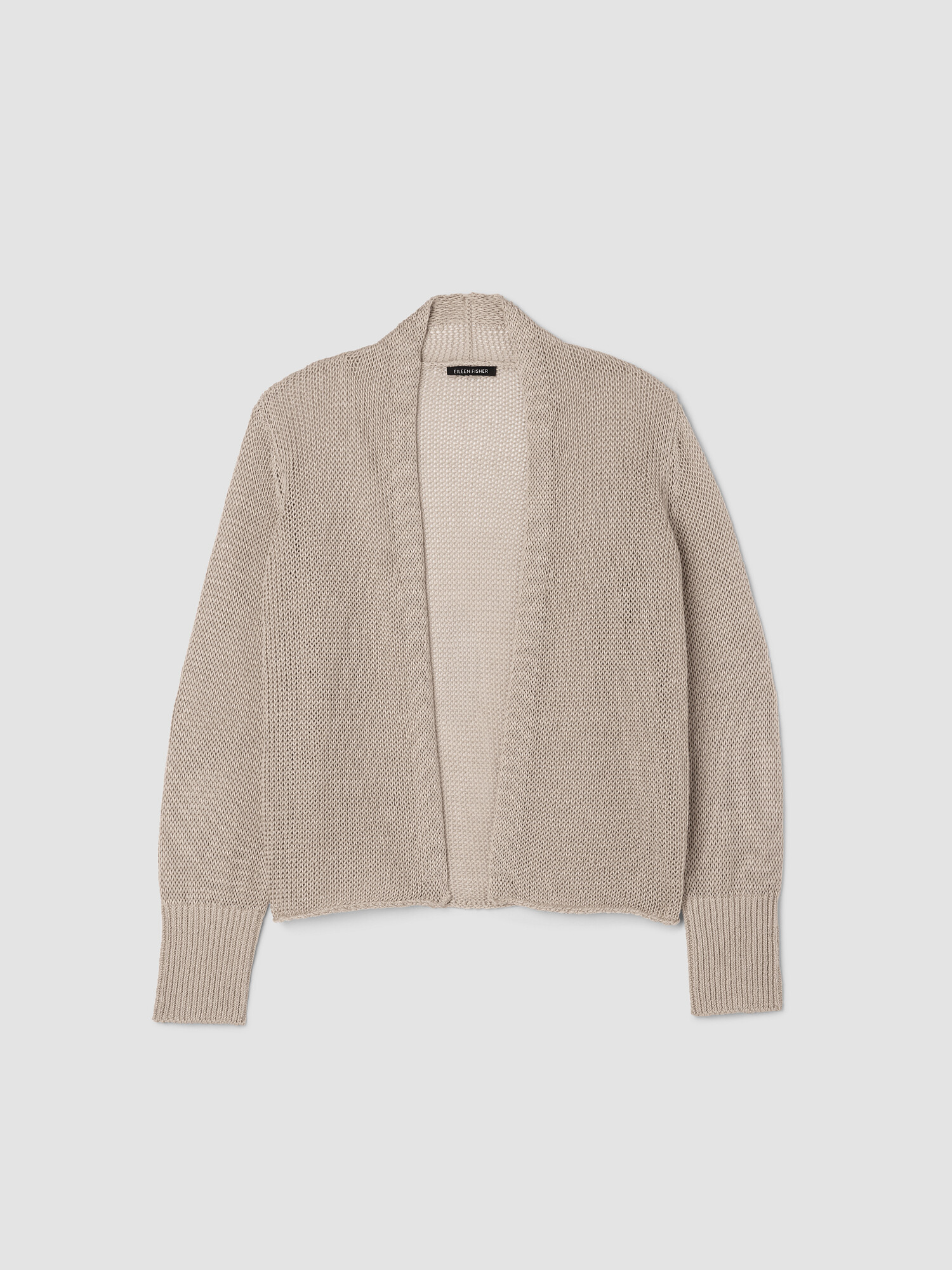 Organic Linen Cotton Cropped Cardigan