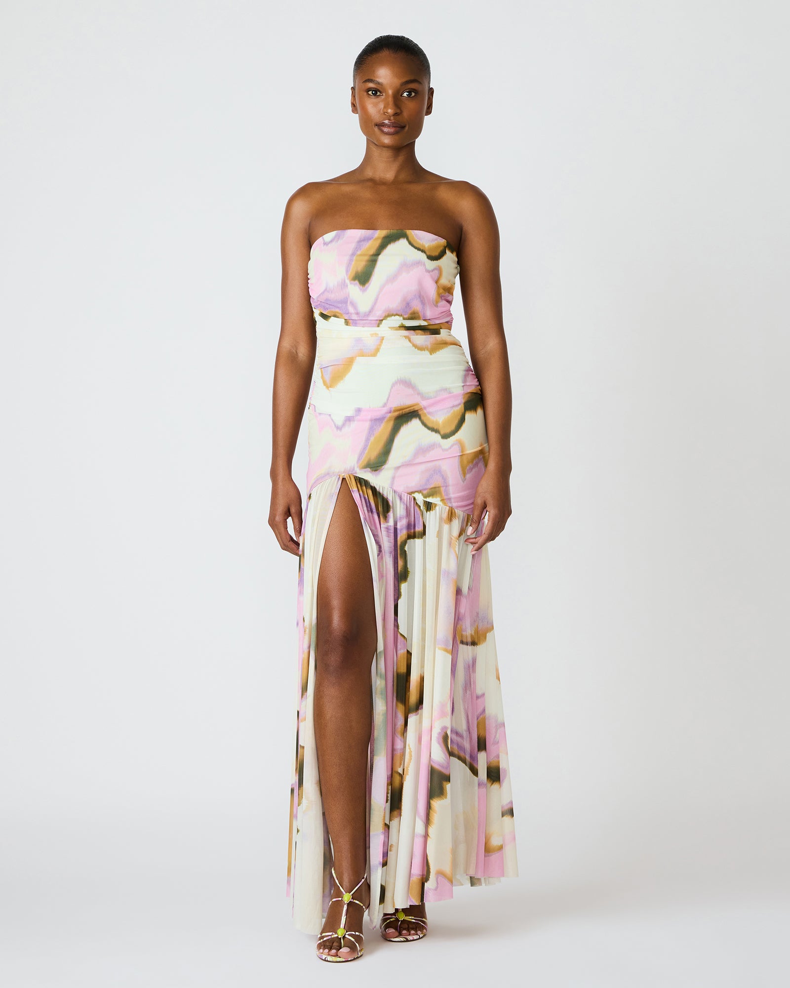 Steve Madden Women's Kerrie Dress Strapless Flowy Dresses - Size Small