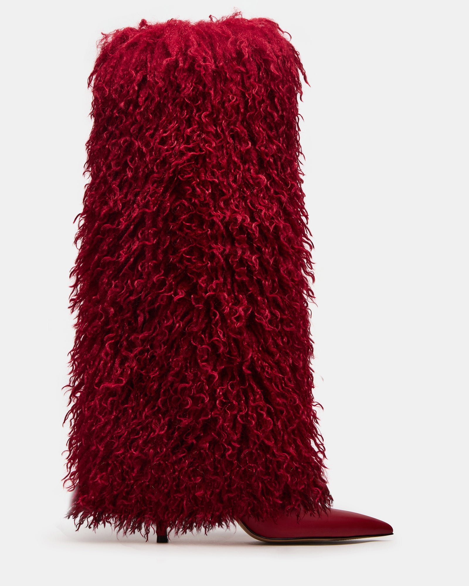 Steve Madden Women's Icon Cuffed Boots - Red - Size