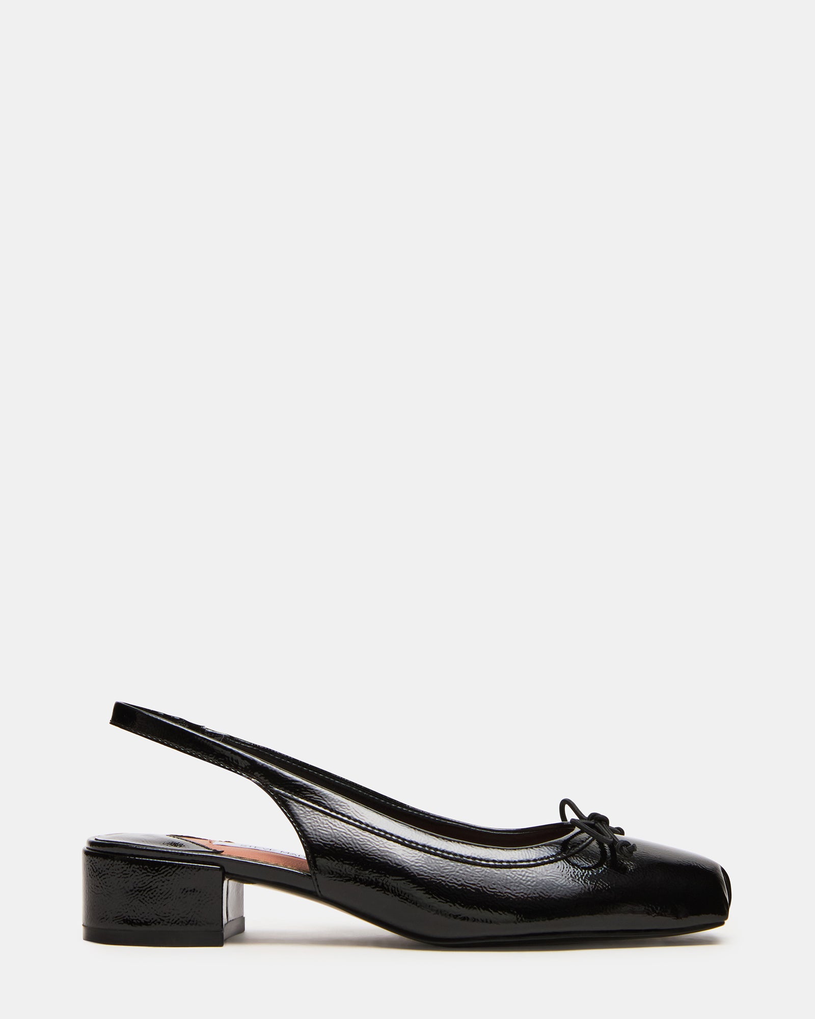 Steve Madden Women's Loved Block Heels - Black Crinkle - Size .