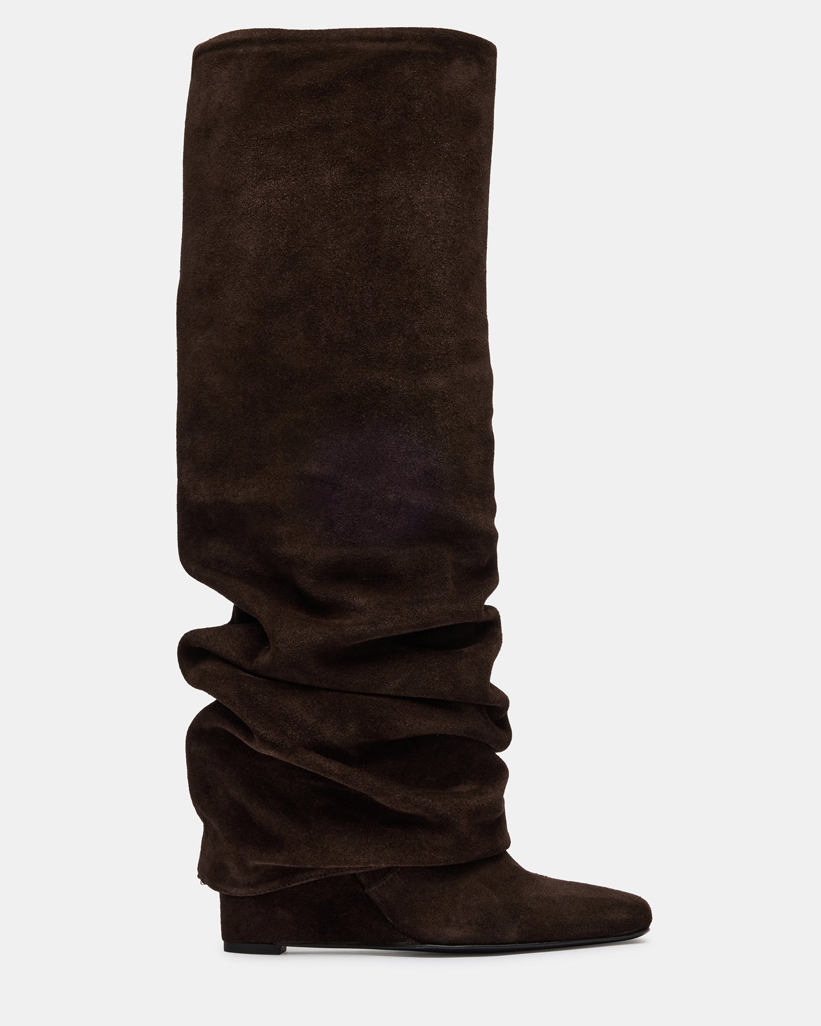 Steve Madden Women's Montana Knee High Boots - Brown Suede - Size