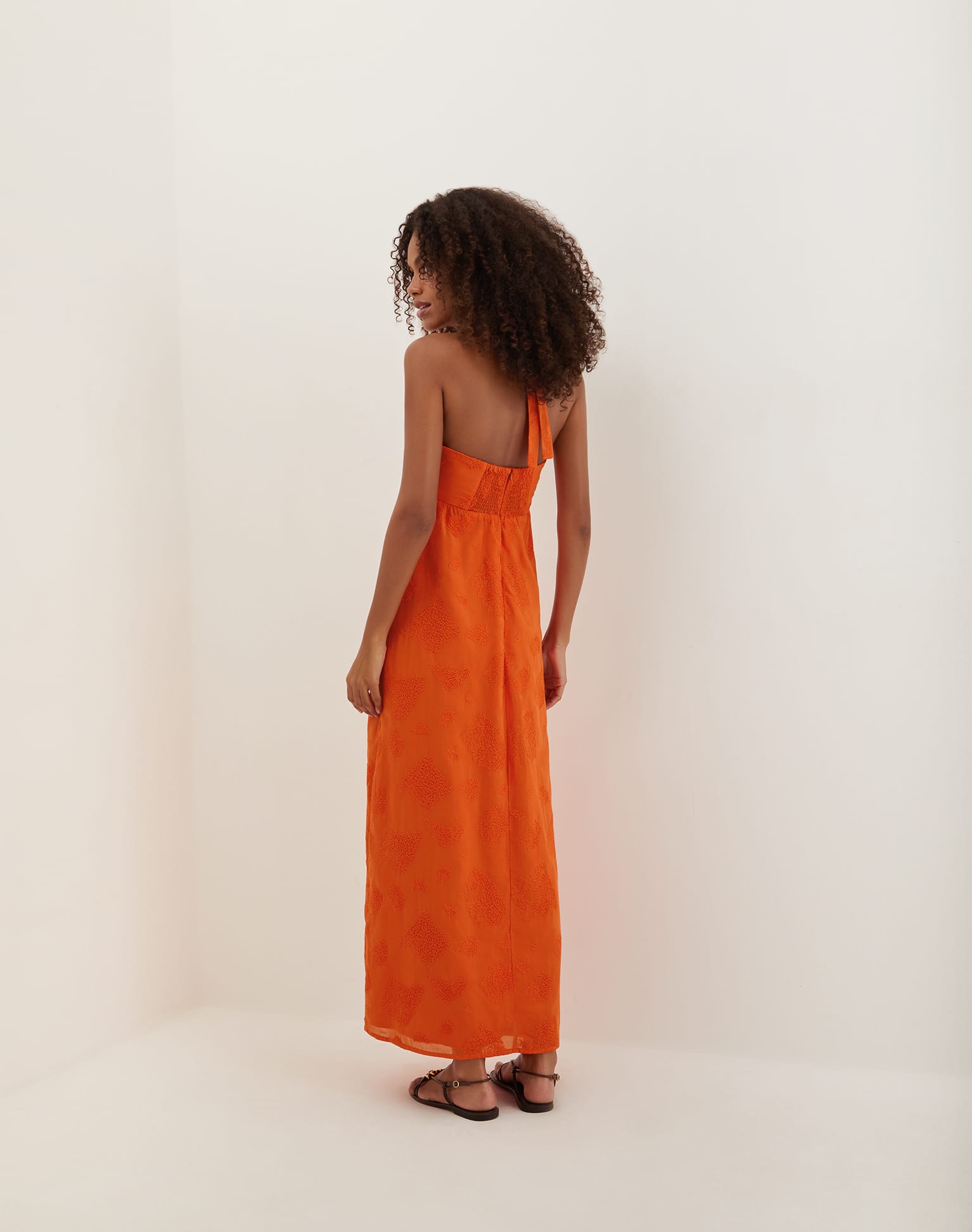 S - Sale Pietra Maxi Dress- Marigold, Size: