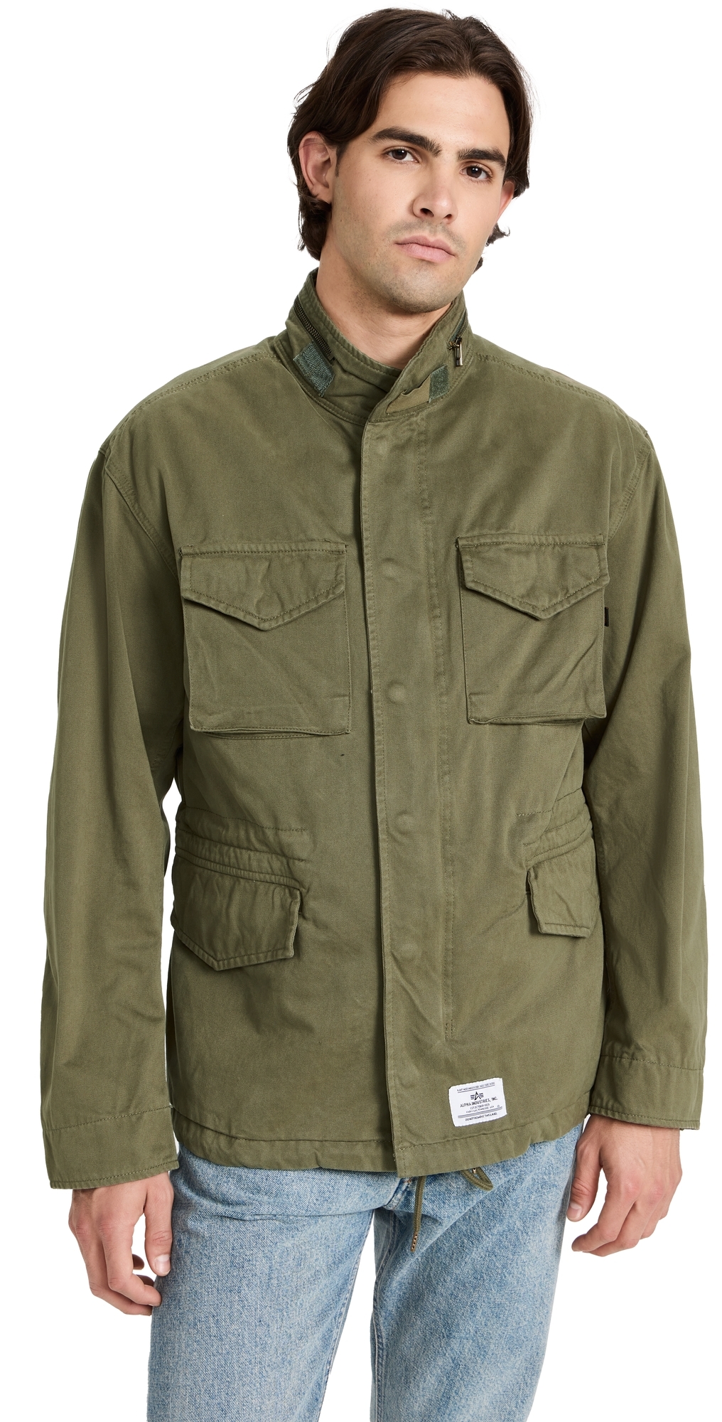 Alpha Industries M- Relaxed Fit Field Coat Og- Green