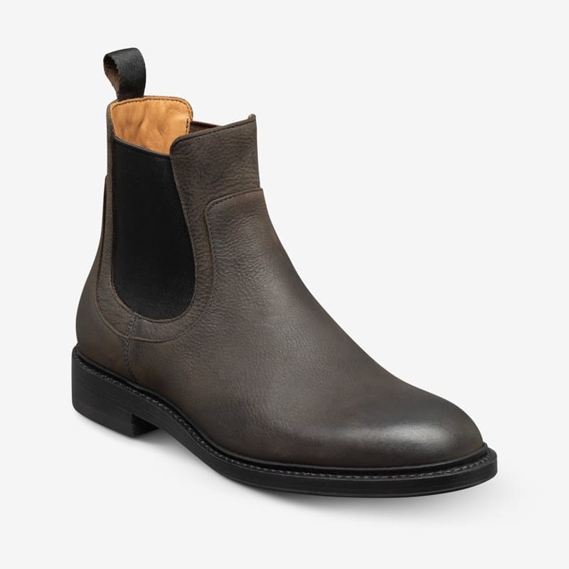 Allen Edmonds Tanner Weatherproof Chelsea Boot Boots in Grey Leather, size . D