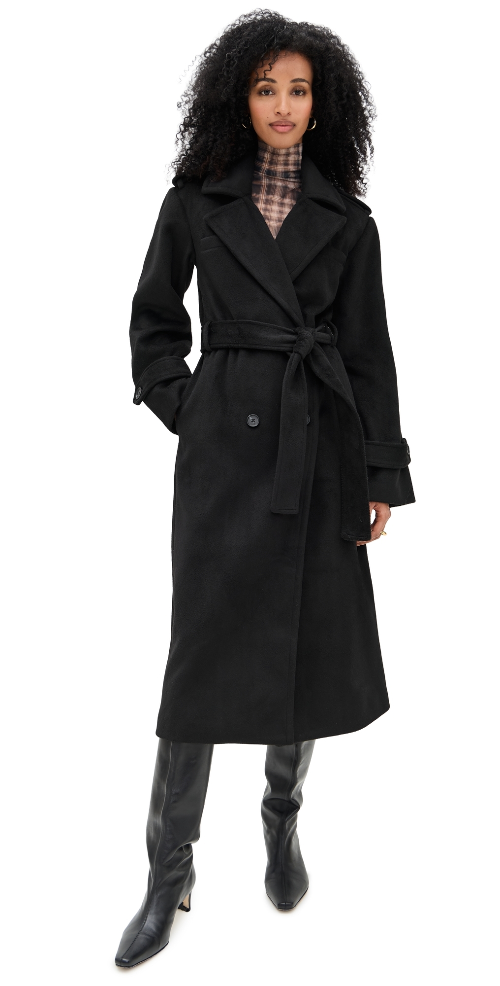 th & Reckless Anderson Coat Black