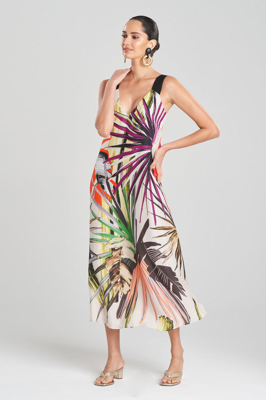 El Nido Obi Silk Midi Dress