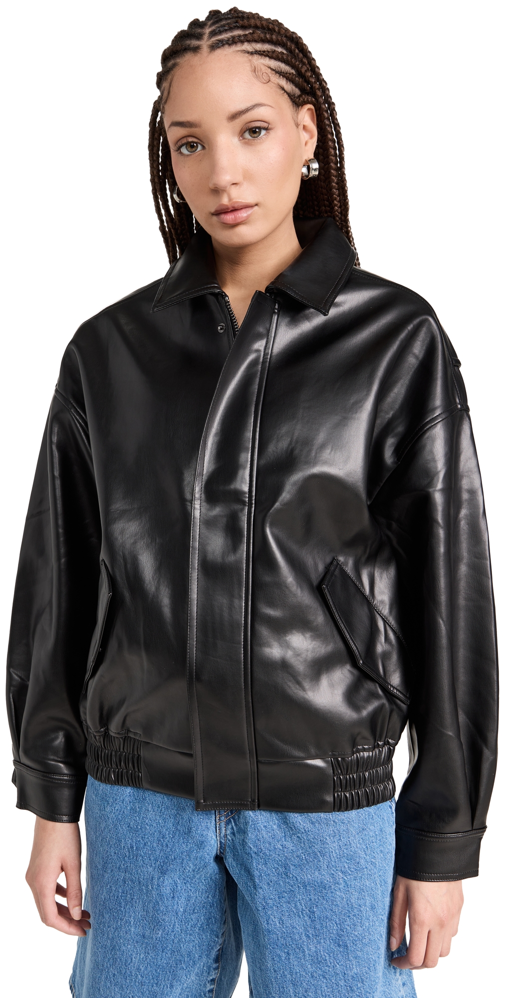Lioness Kenny Bomber Jacket Jet Black