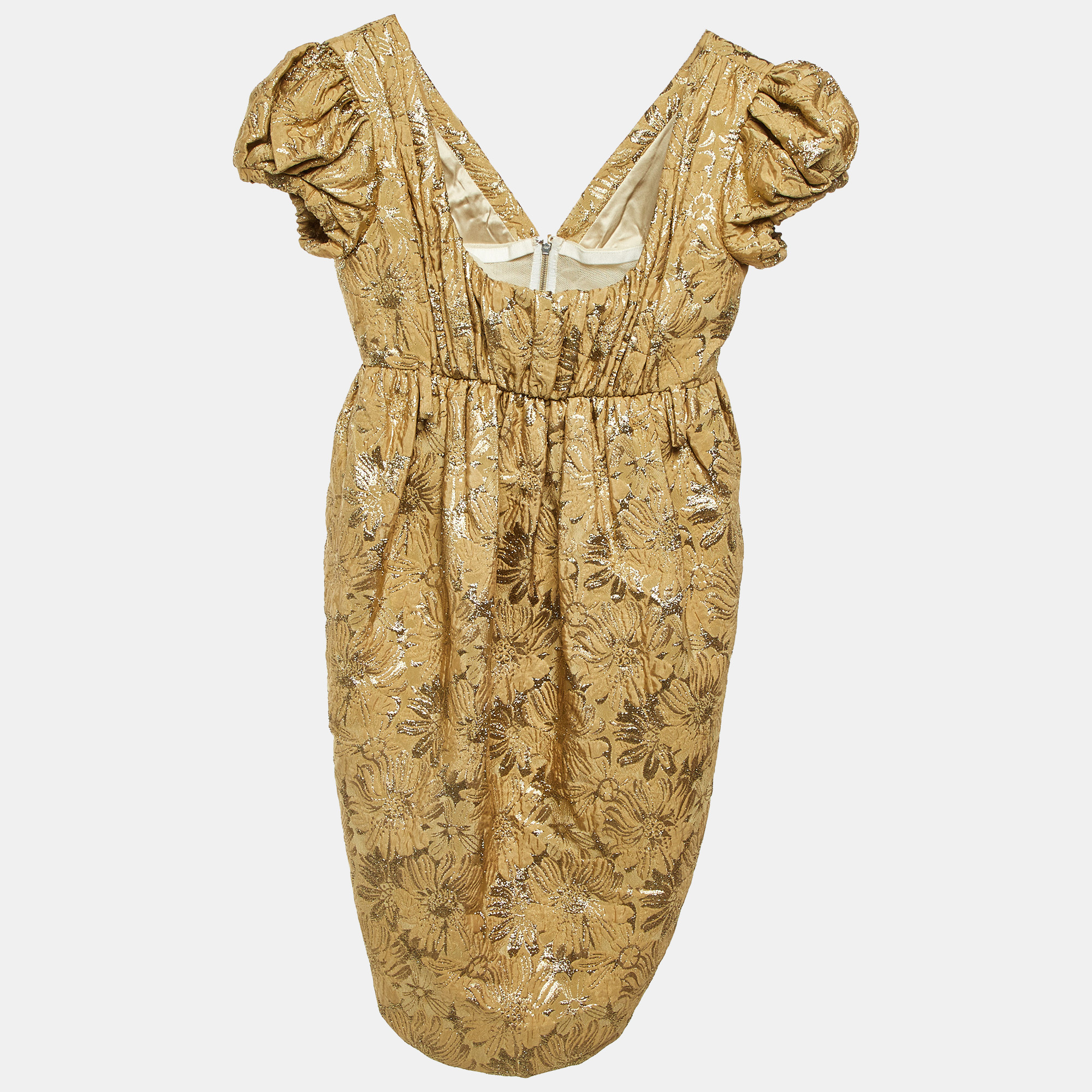 Dolce & Gabbana Bold Brocade Corset Mini Dress