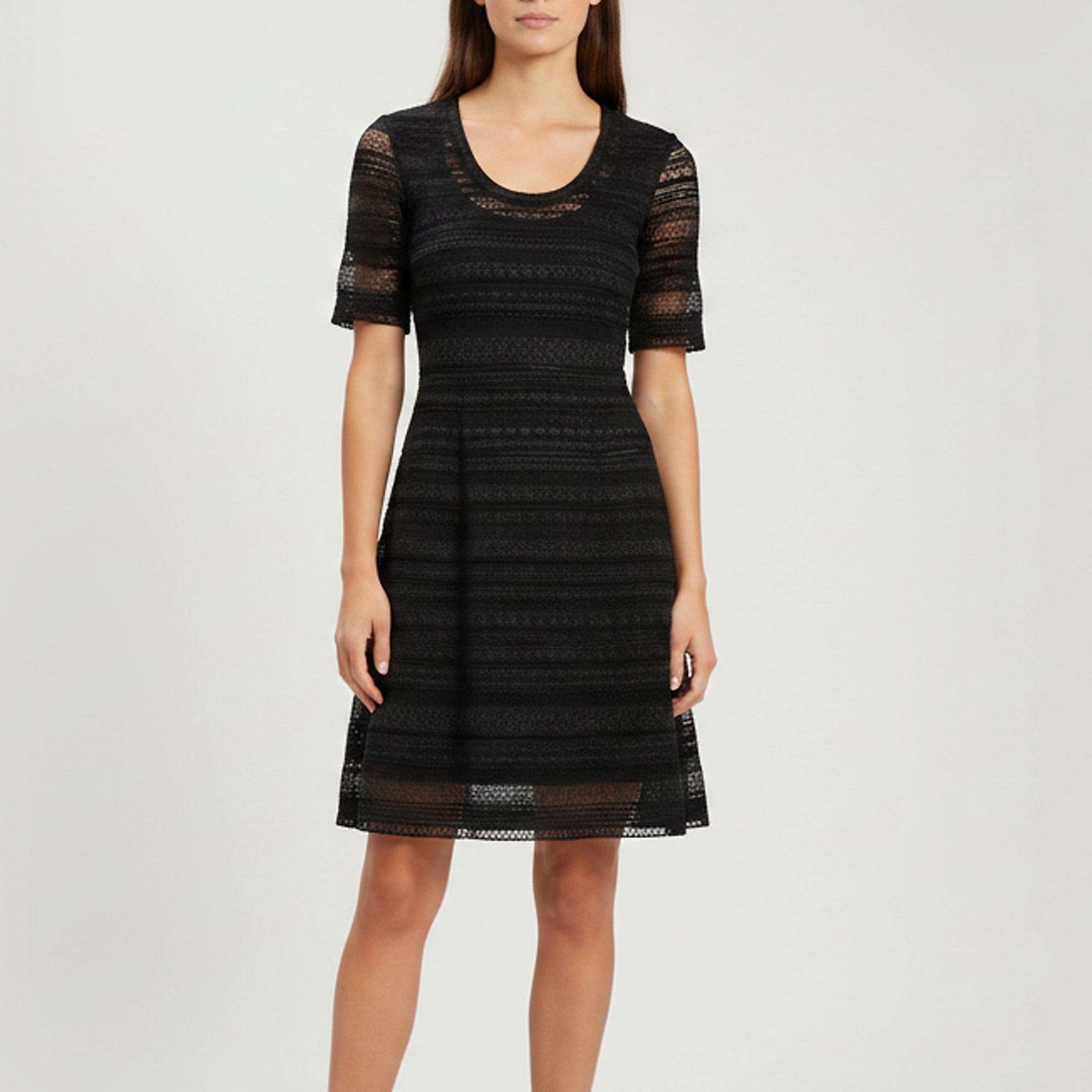 M Missoni Black Lace Mini Dress