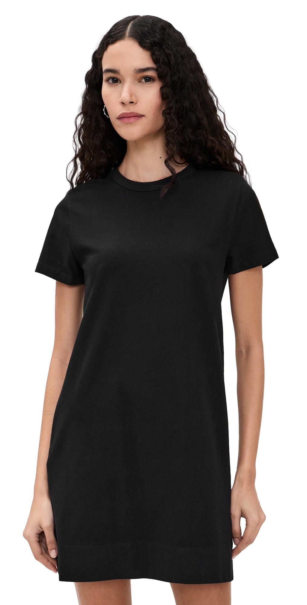 Madewell Shirt Mini Dress Jet Black