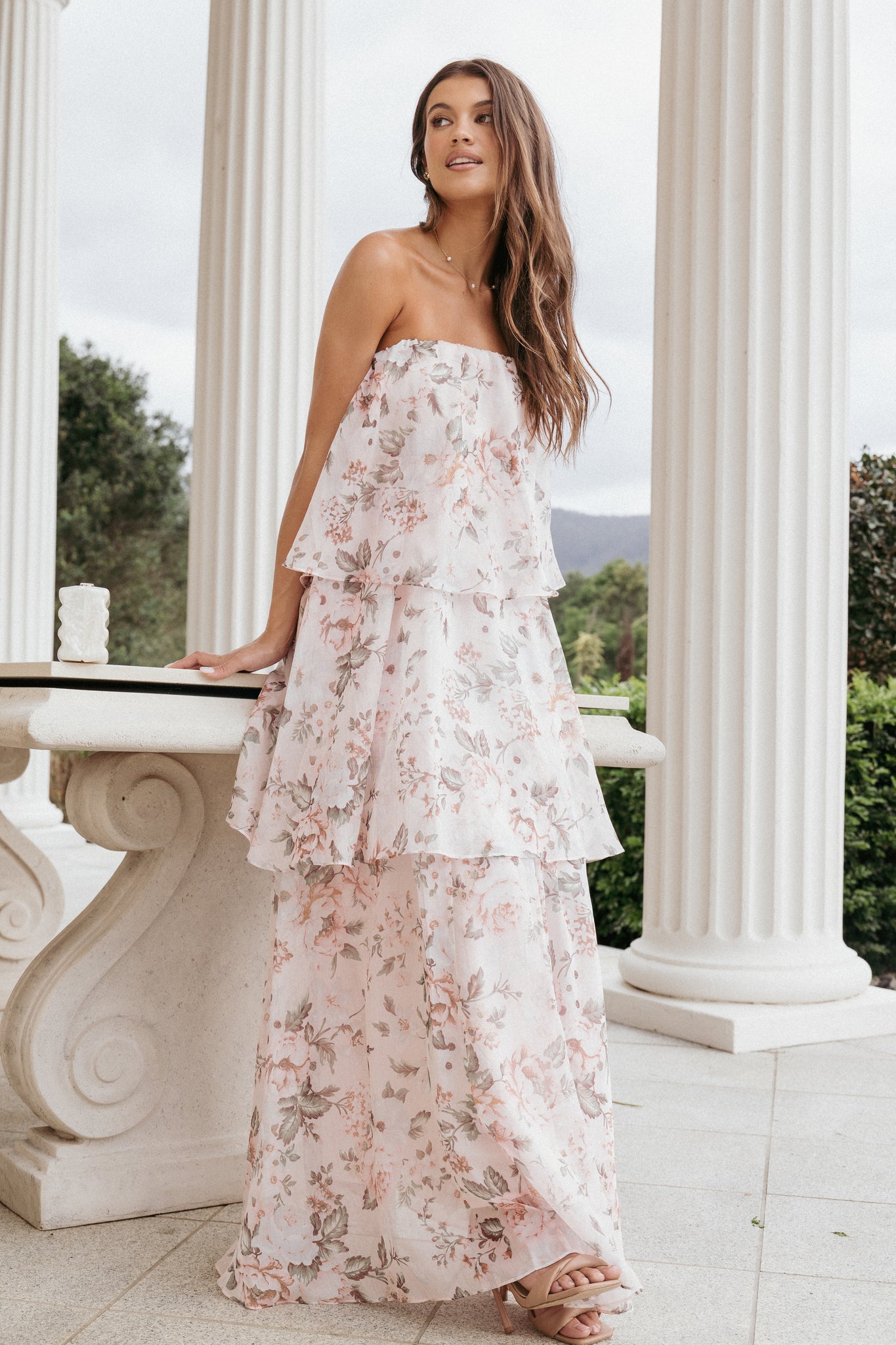 Bloom Strapless Maxi Dress