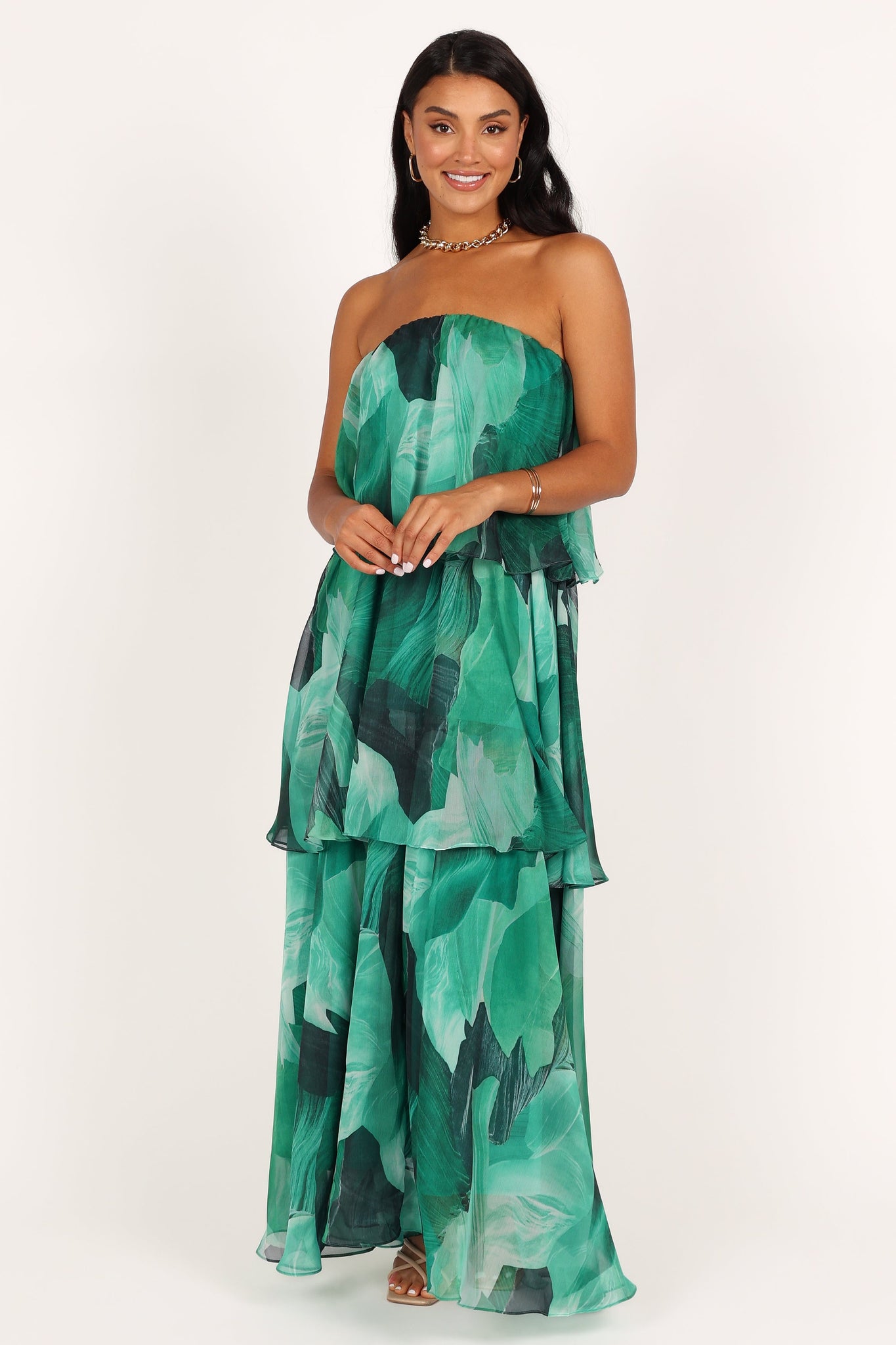 Bloom Strapless Maxi Dress
