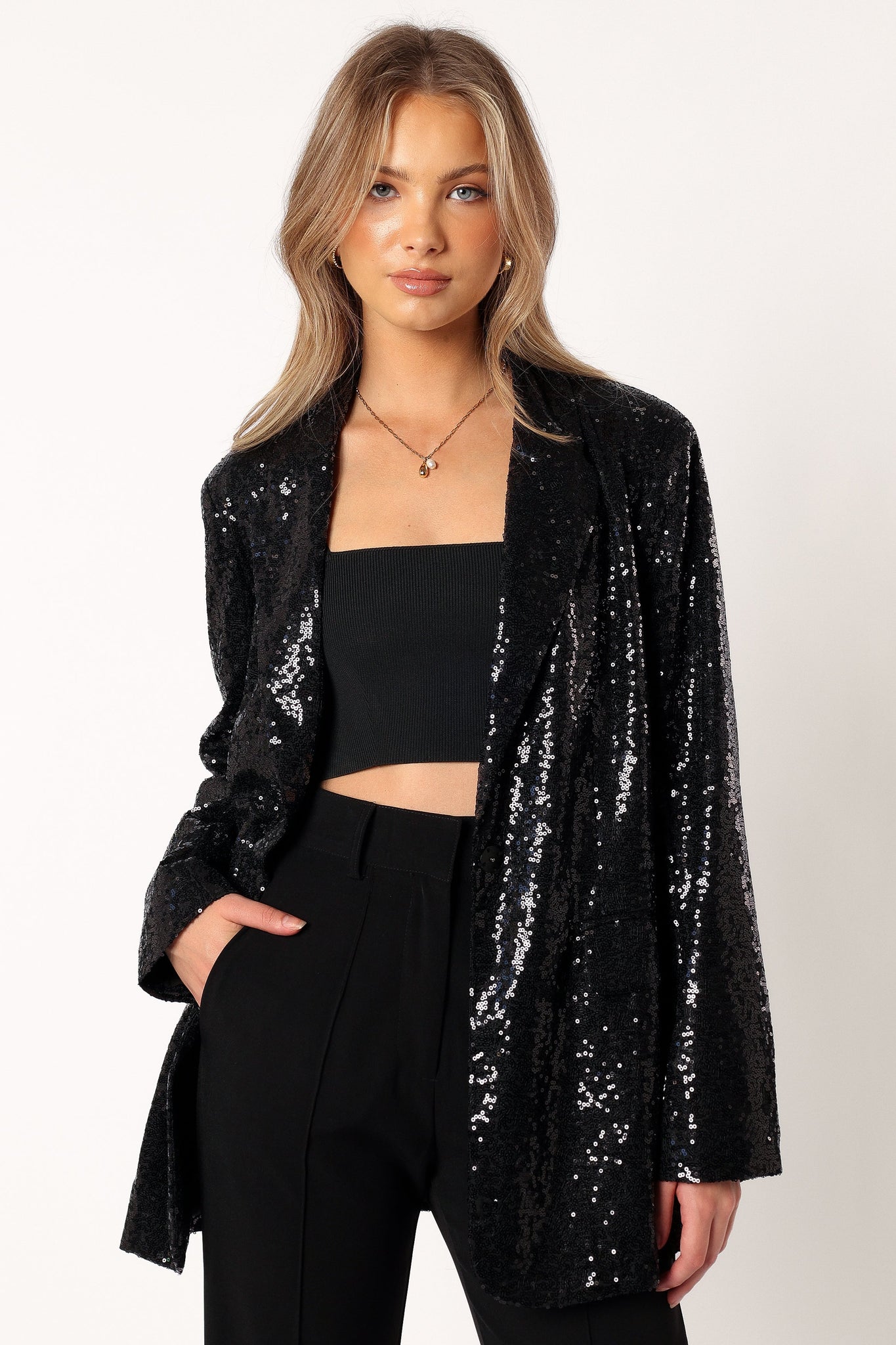 Delaney Sequin Blazer