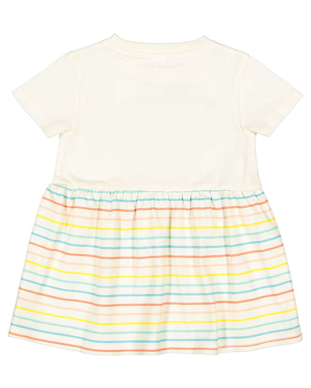 Rabbit Skins - - Infant Fine Jersey Dress - Natural Sunkissed Stripe - M
