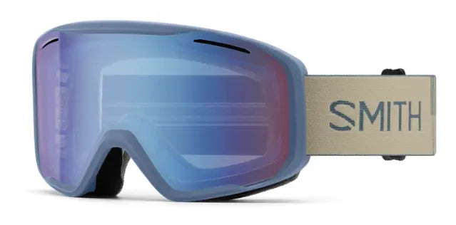 Smith Blazer Snow Goggles - Granite Blue goggleBlue Sensor Mirror lenses